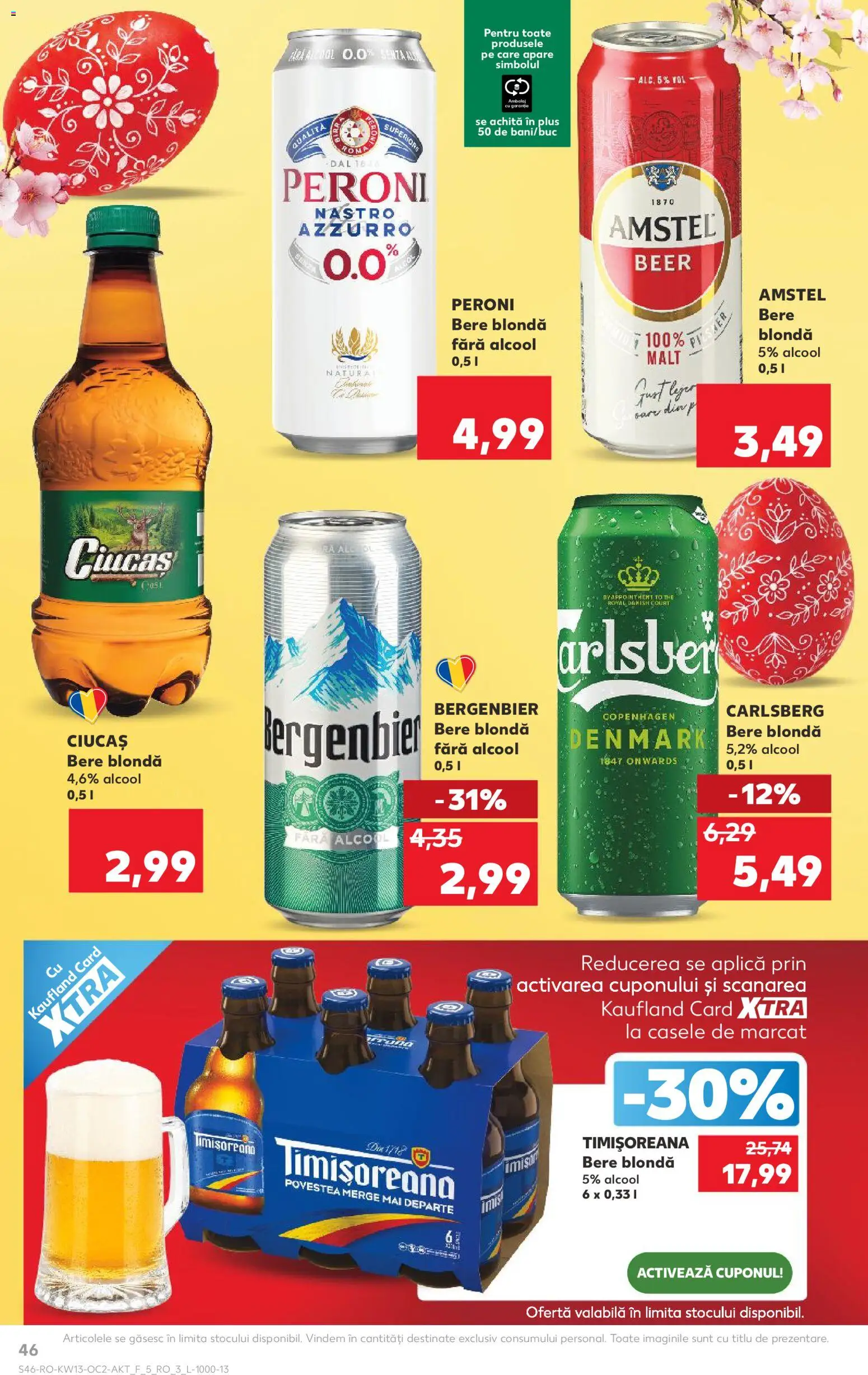Catalog Kaufland 25 - 30 Martie 2026 | Pagina 46 | Produse: Bere, Plastik Kulübe