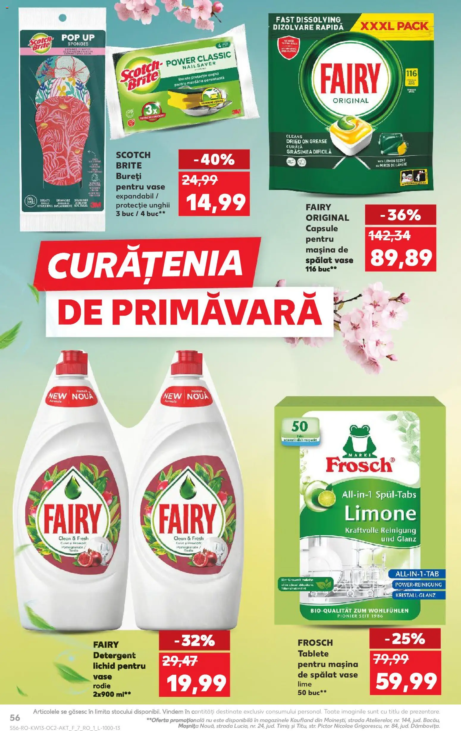 Catalog Kaufland 25 - 30 Martie 2026 | Pagina 56 | Produse: Radio, Detergent, Tablete pentru mașina de spălat, Lămâie