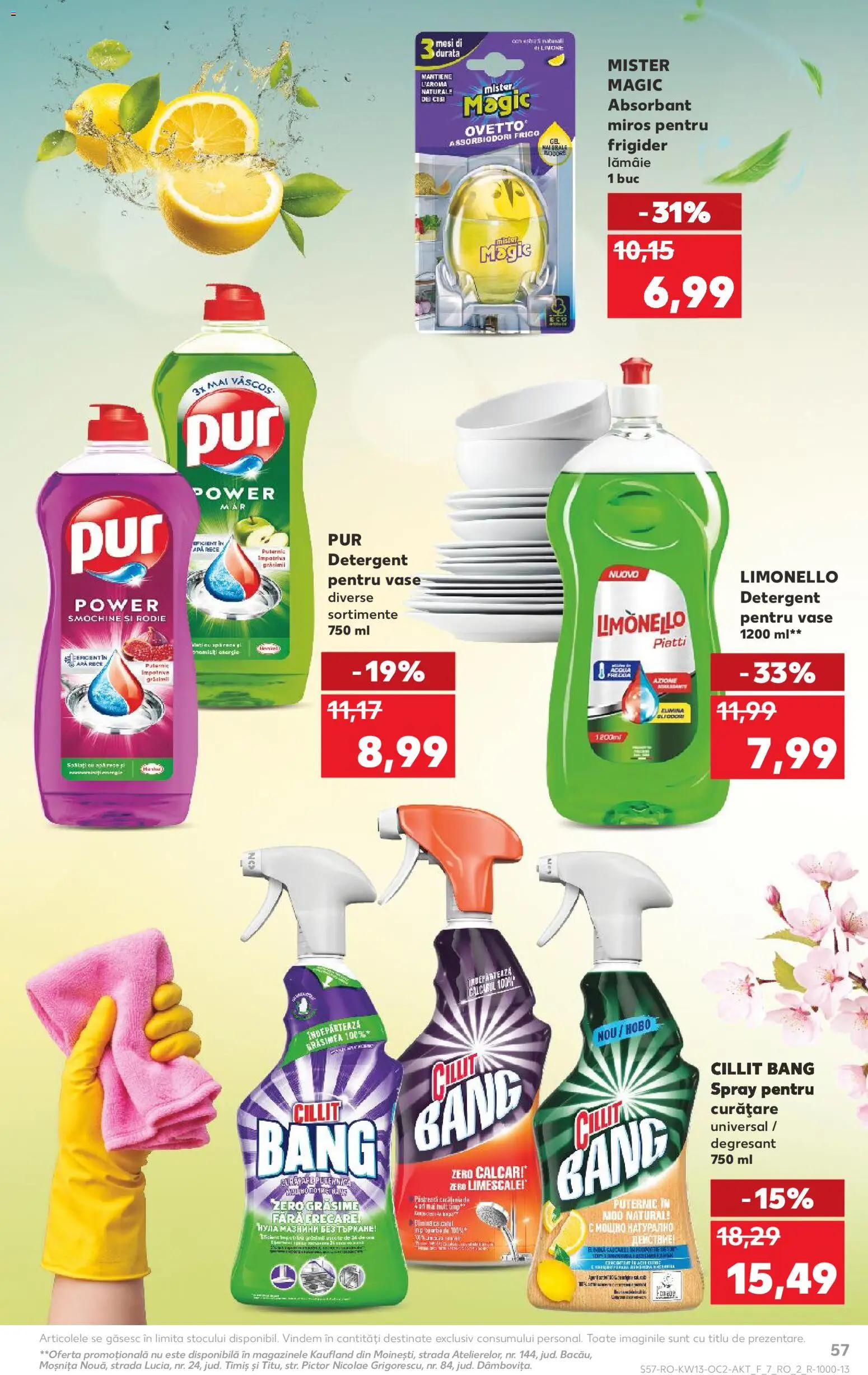 Catalog Kaufland 25 - 30 Martie 2026 | Pagina 57 | Produse: Frigider, Detergent, Apă, Lămâie