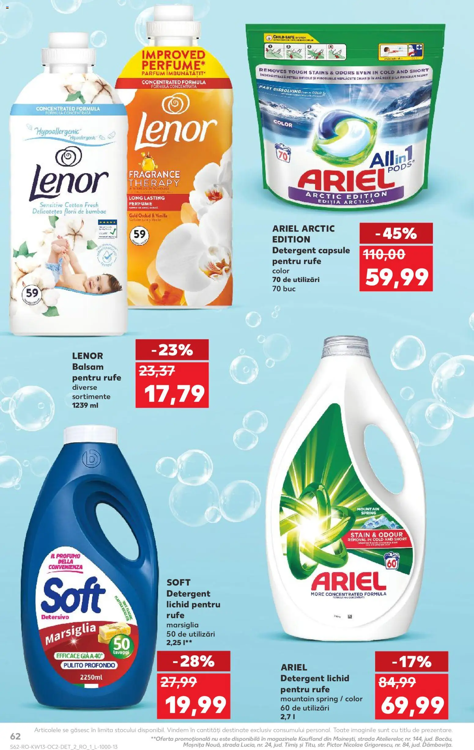 Catalog Kaufland 25 - 30 Martie 2026 | Pagina 62 | Produse: Parfum, Yorgan, Detergent, Apă