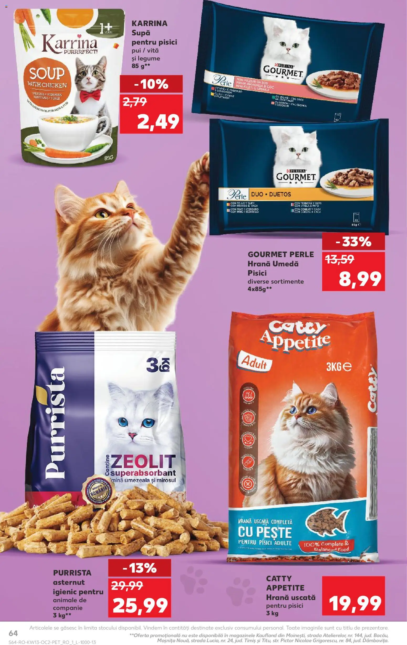 Catalog Kaufland 25 - 30 Martie 2026 | Pagina 64 | Produse: Akrilik boya, Hacıyatmaz Kedi Oyuncağı, Pește, Legume