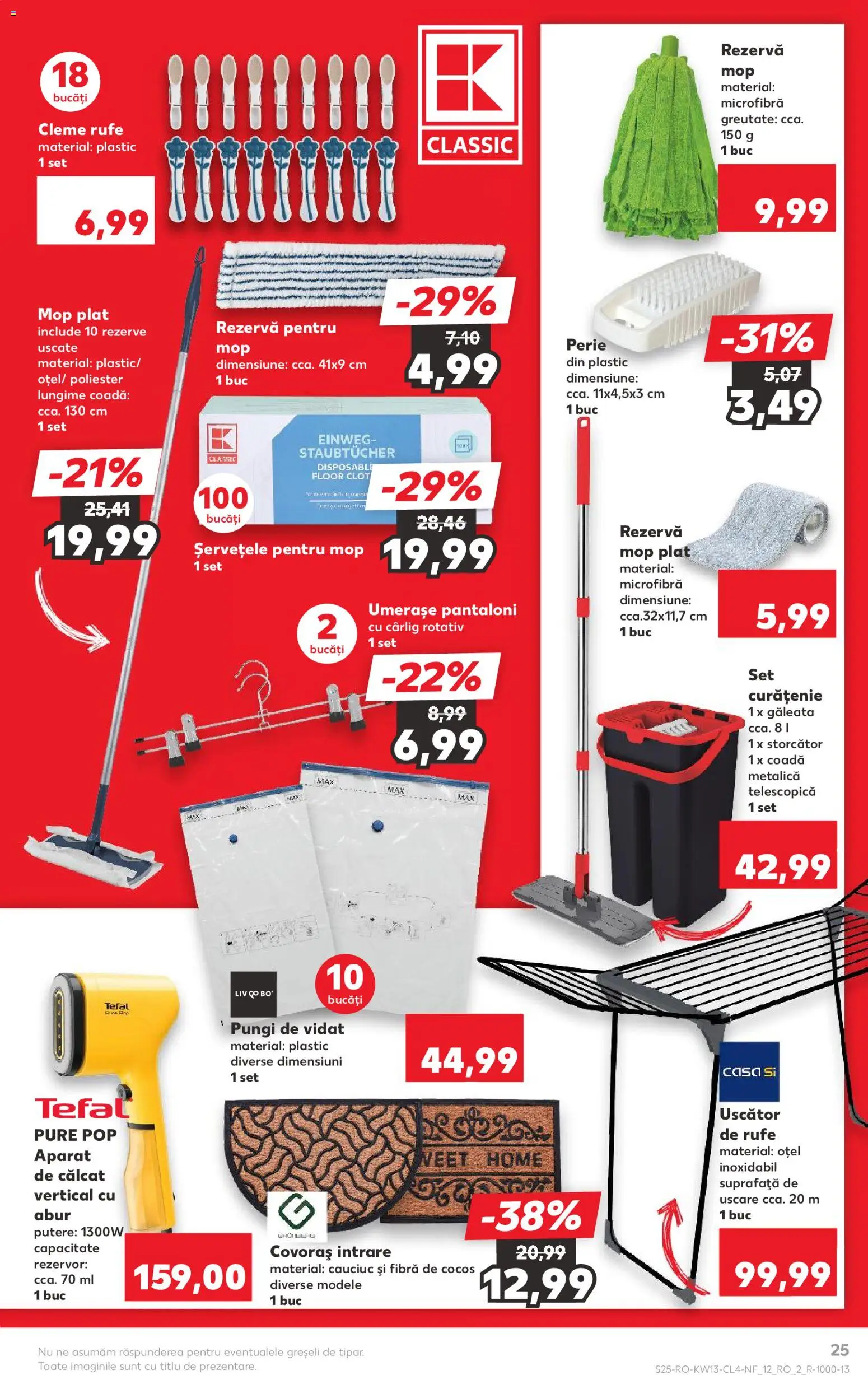 Catalog Kaufland 25 - 30 Martie 2026 | Pagina 25 | Produse: Uscător, Mop, Perie, Bisiklet Aparatları