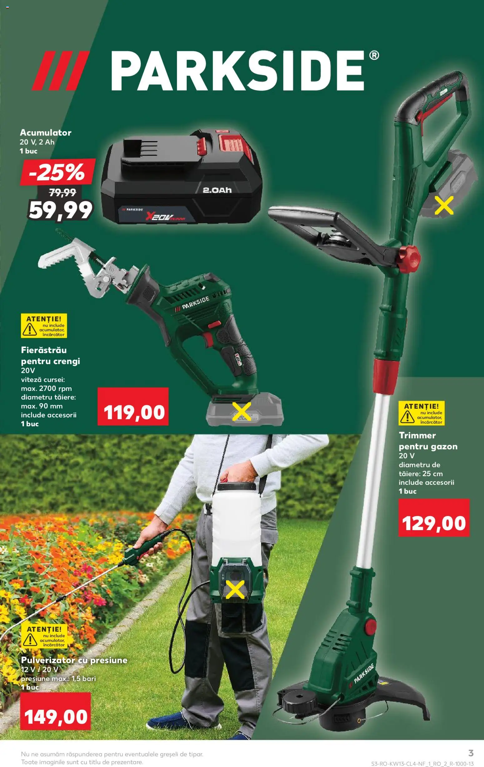 Catalog Kaufland 25 - 30 Martie 2026 | Pagina 3 | Produse: Trimmer, Încărcător