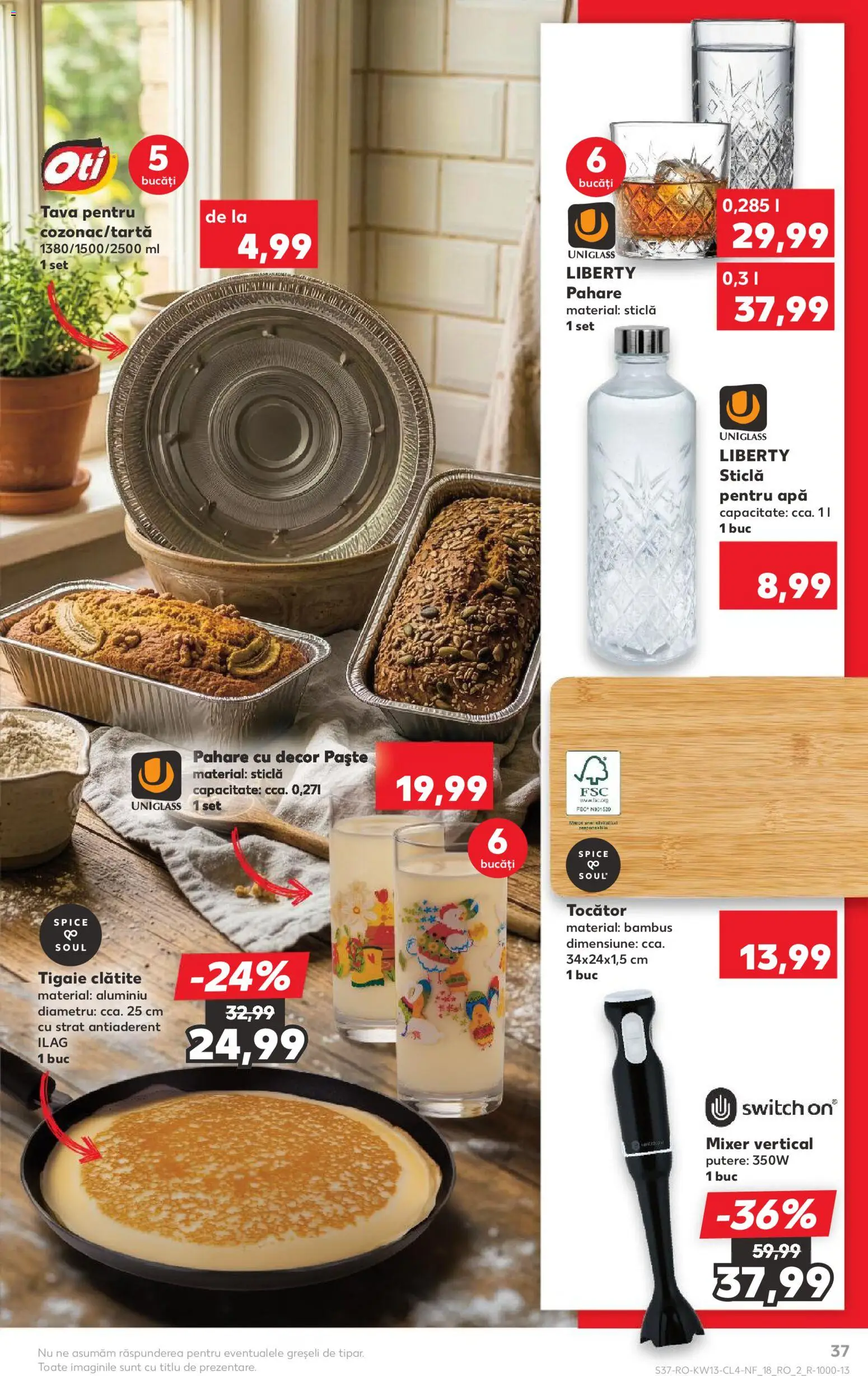 Catalog Kaufland 25 - 30 Martie 2026 | Pagina 37 | Produse: Blender, Tigaie, Mixer, Apă