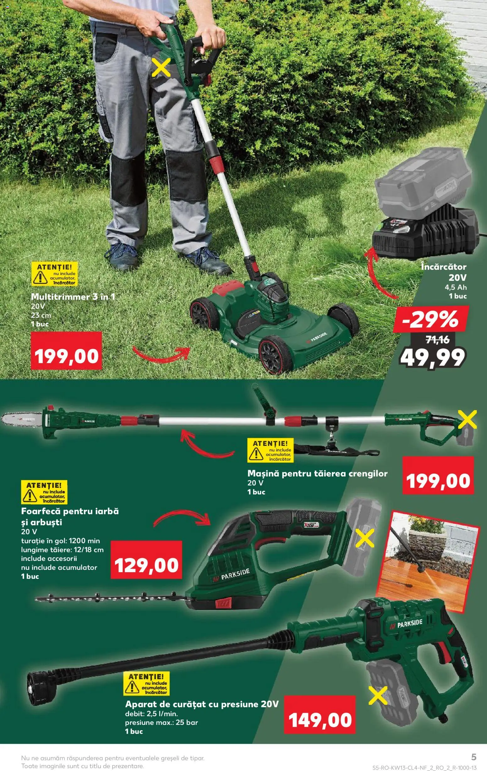 Catalog Kaufland 25 - 30 Martie 2026 | Pagina 5 | Produse: Trimmer, Încărcător, Cutter