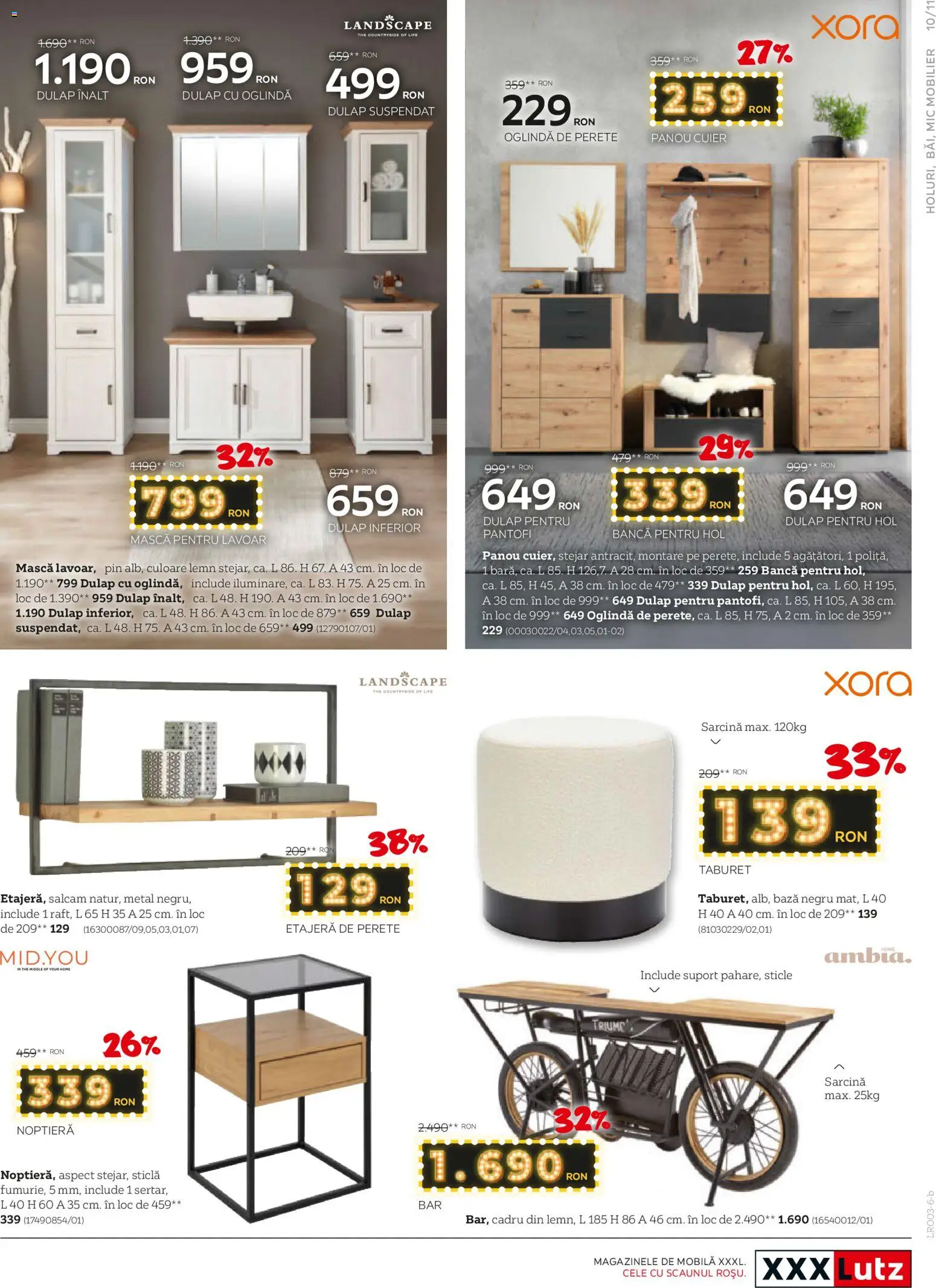 Catalog XXXLutz 16 Martie - 4 Aprilie 2026 | Pagina 11 | Produse: Pantofi, Lavoar, Taburet, Etajeră