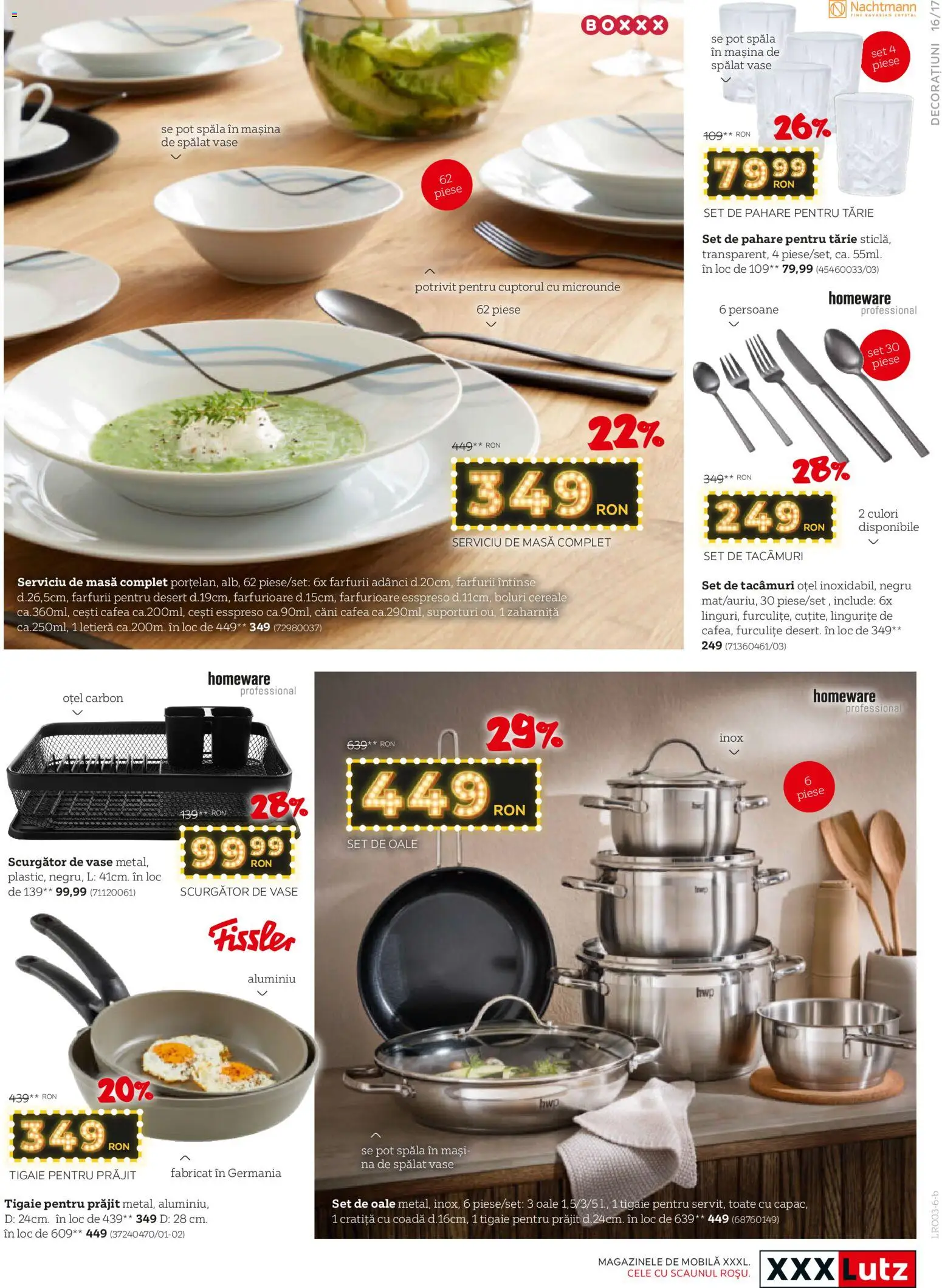 Catalog XXXLutz 16 Martie - 4 Aprilie 2026 | Pagina 17 | Produse: Mașină De Spălat, Tigaie, Masă, Cafea