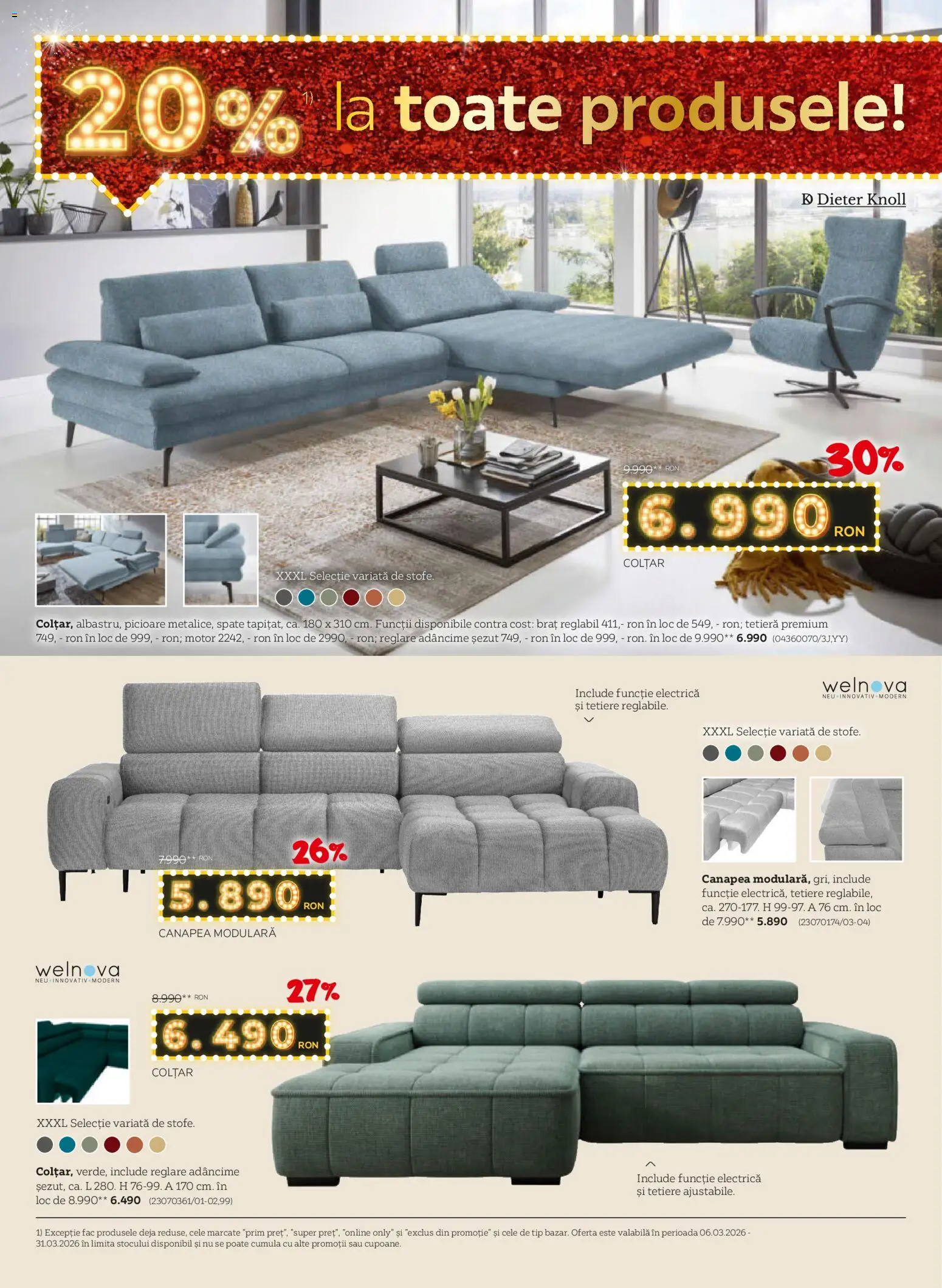 Catalog XXXLutz 16 Martie - 4 Aprilie 2026 | Pagina 6 | Produse: Canapea, Colțar