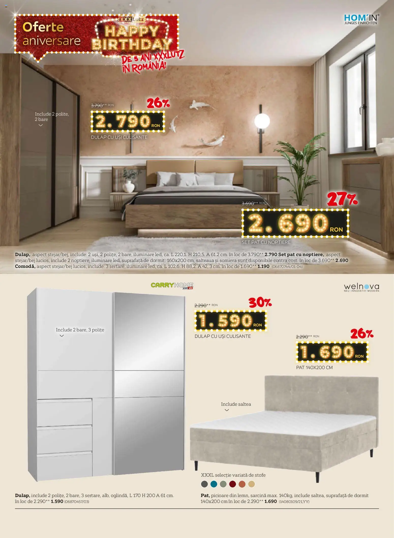 Catalog XXXLutz 16 Martie - 4 Aprilie 2026 | Pagina 8 | Produse: Pat, Saltea