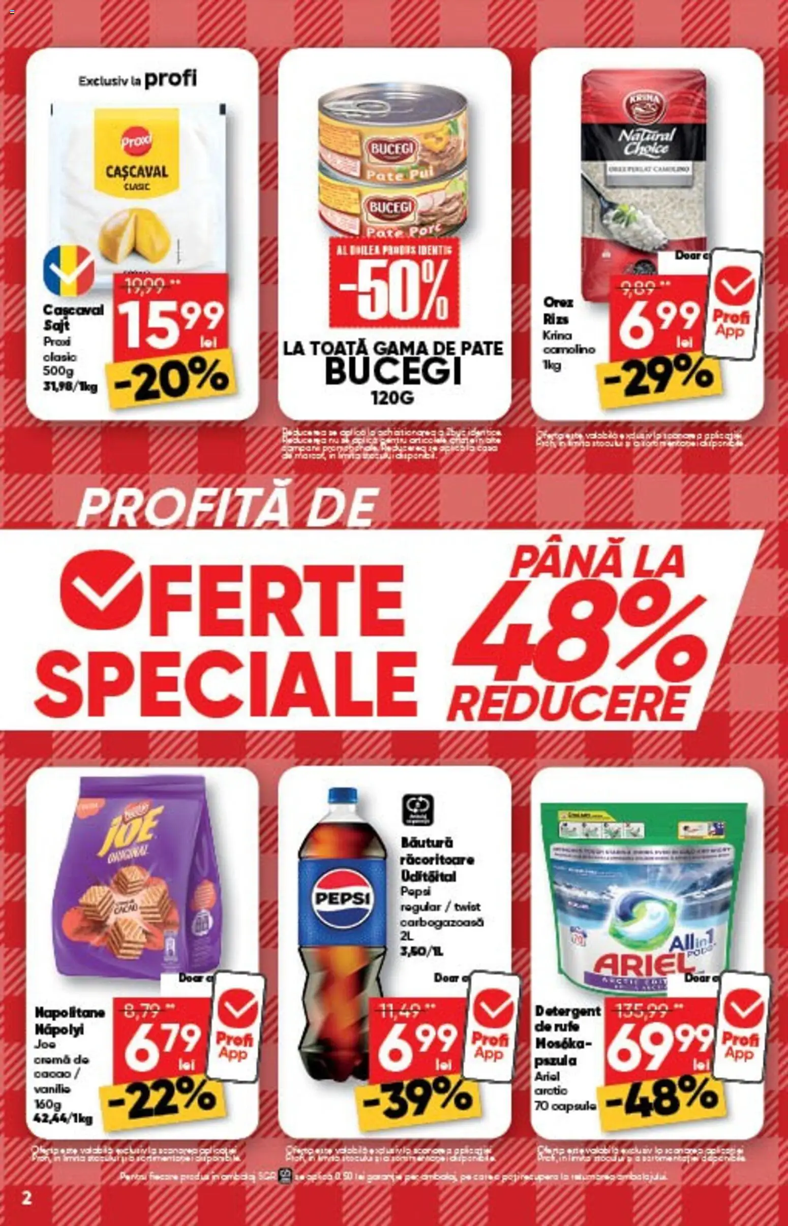 Catalog Profi 18 - 30 Martie 2026 | Pagina 2 | Produse: Pară, Cașcaval, Napolitane, Orez