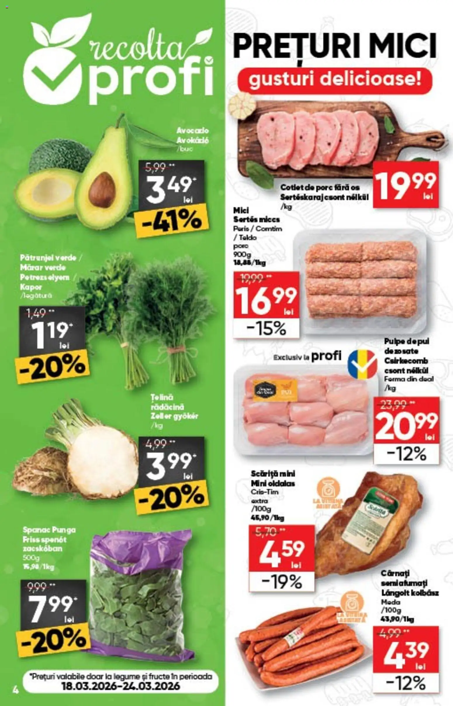Catalog Profi 18 - 30 Martie 2026 | Pagina 4 | Produse: Pătrunjel, Mărar, Mici, Legume