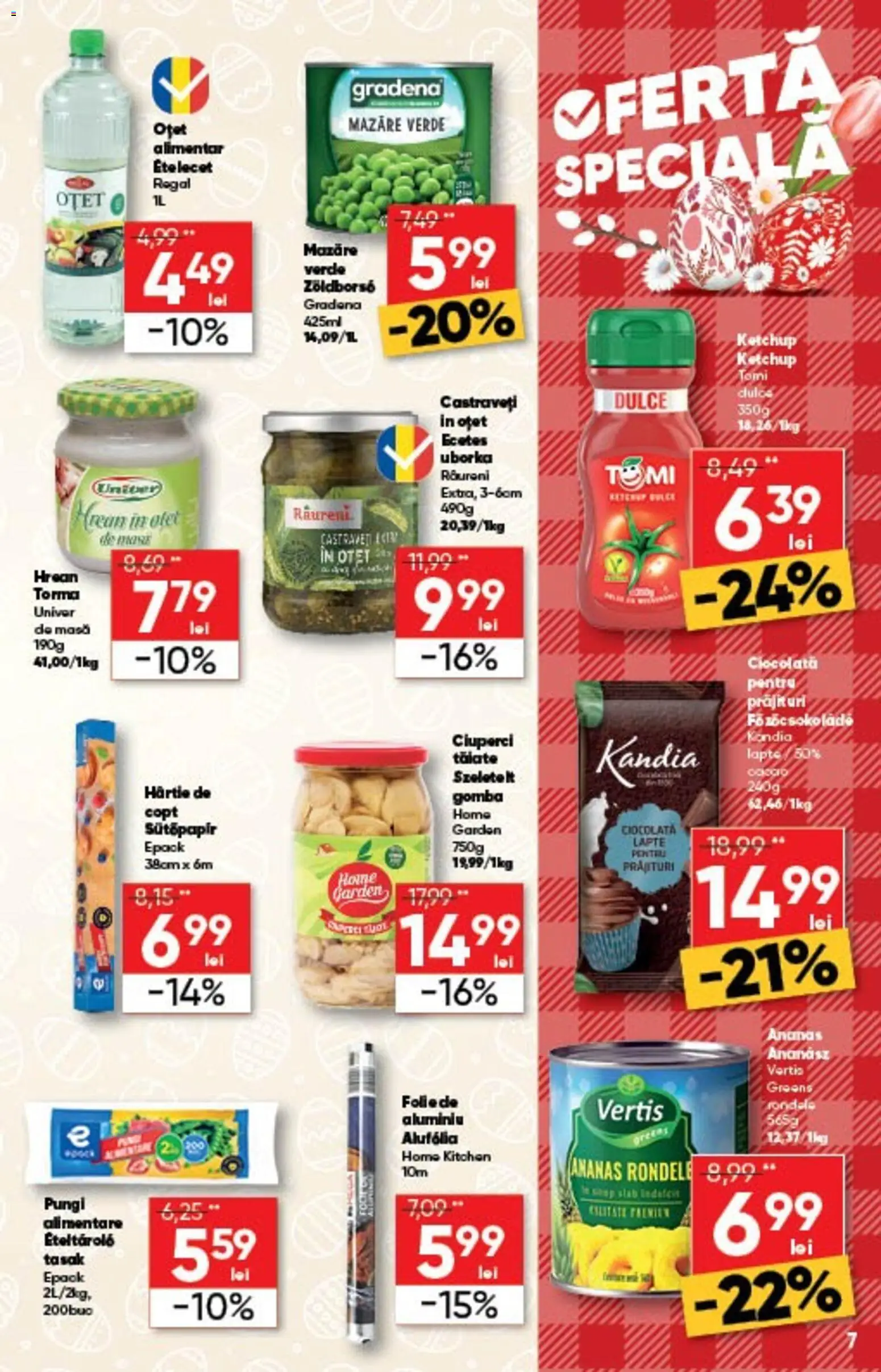 Catalog Profi 18 - 30 Martie 2026 | Pagina 7 | Produse: Masă, Ciuperci, Oțet, Ananas