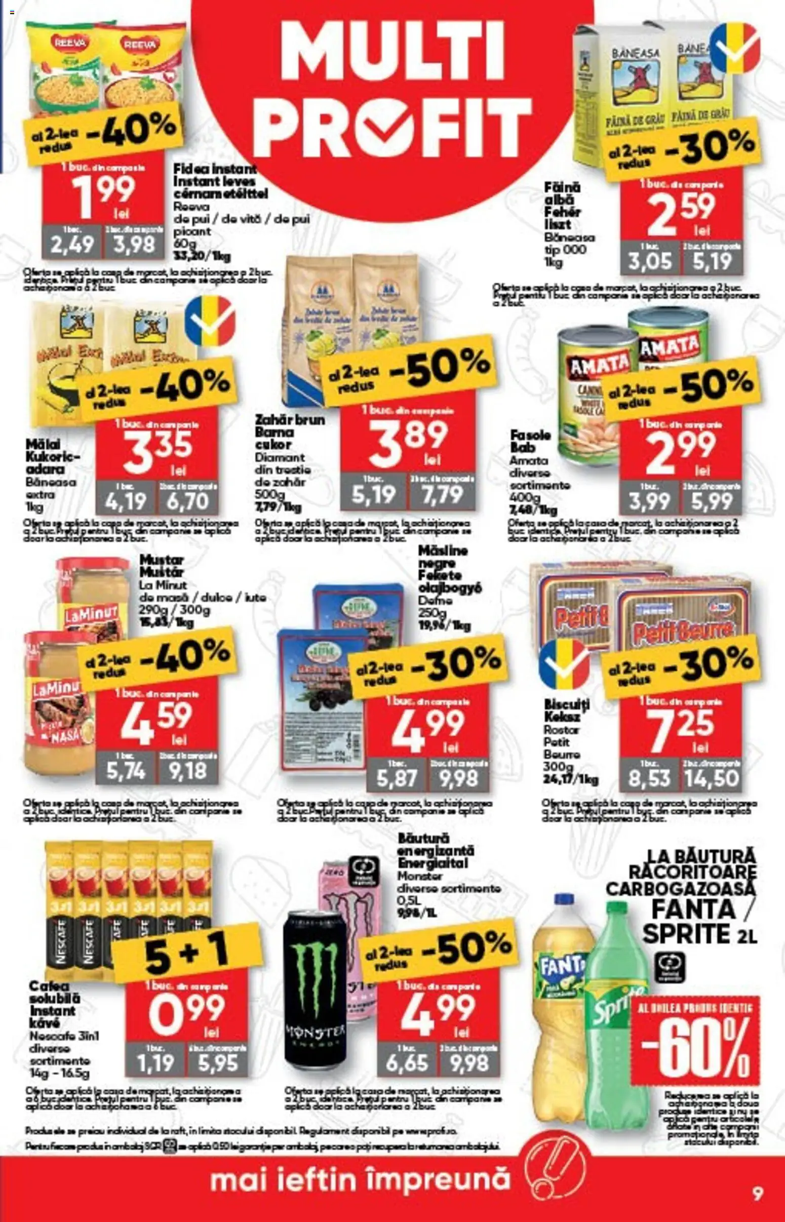 Catalog Profi 18 - 30 Martie 2026 | Pagina 9 | Produse: Duș, Mălai, Biscuiți, Zahăr