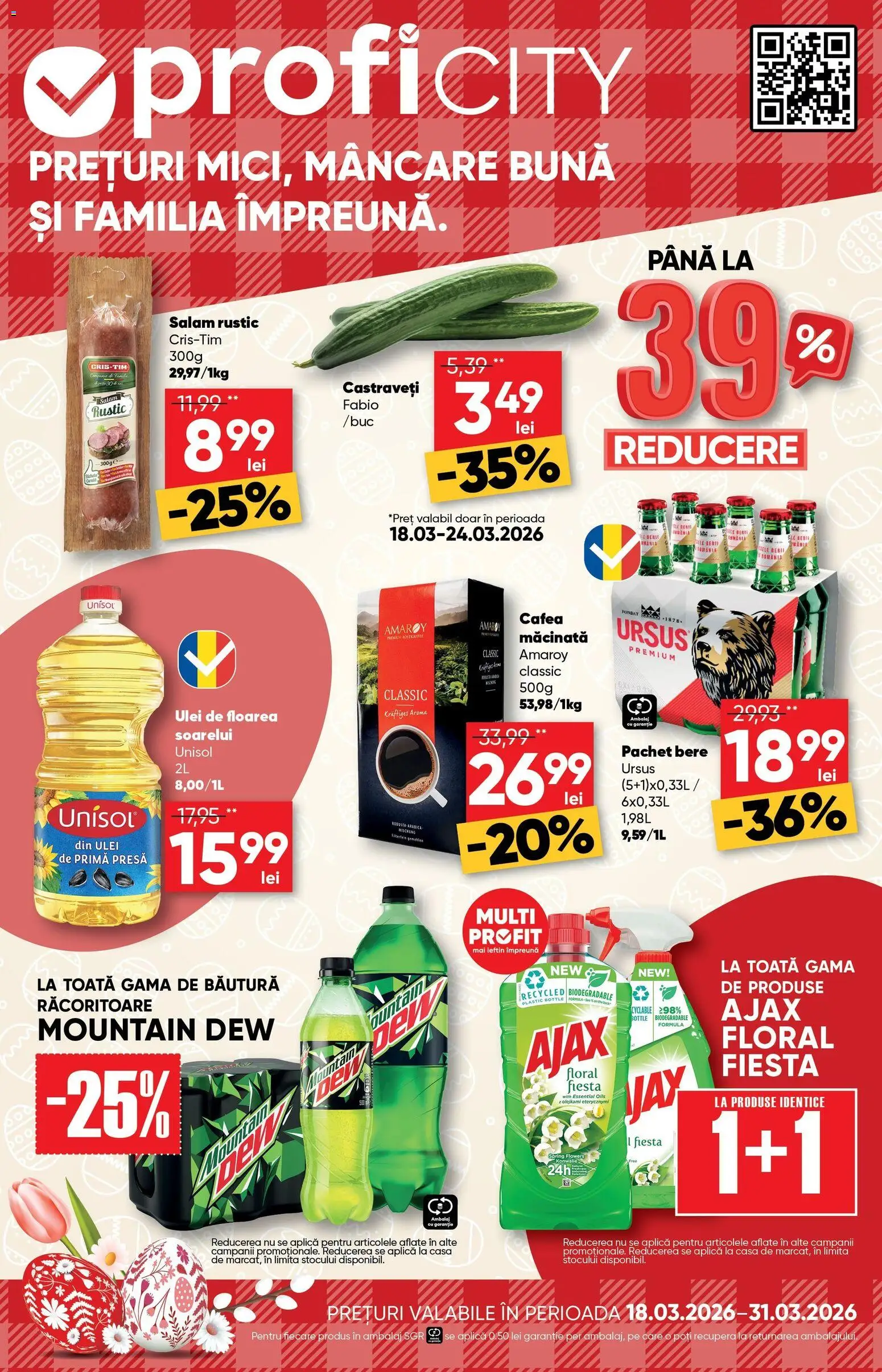 Catalog Profi 18 - 30 Martie 2026 | Pagina 1 | Produse: Presă, Ulei, Cafea, Bere