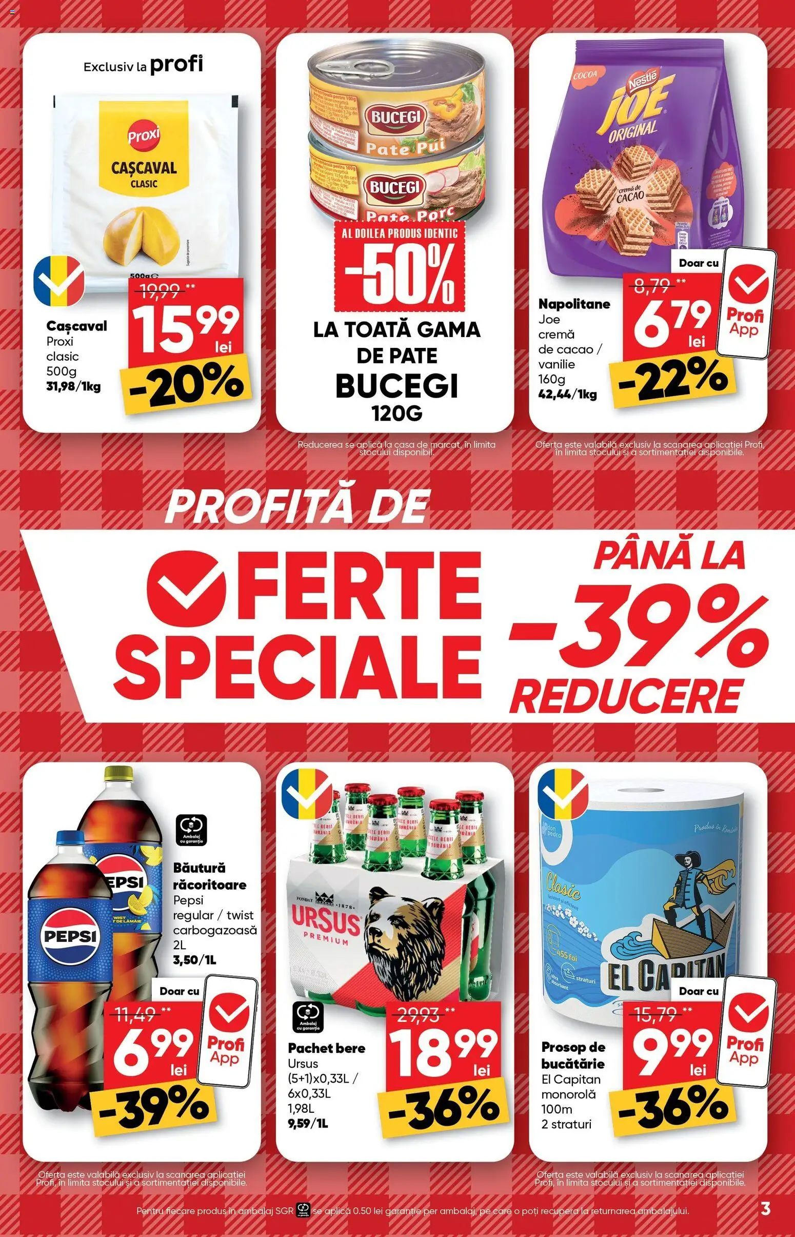 Catalog Profi 18 - 30 Martie 2026 | Pagina 3 | Produse: Pate, Cașcaval, Cremă, Bere