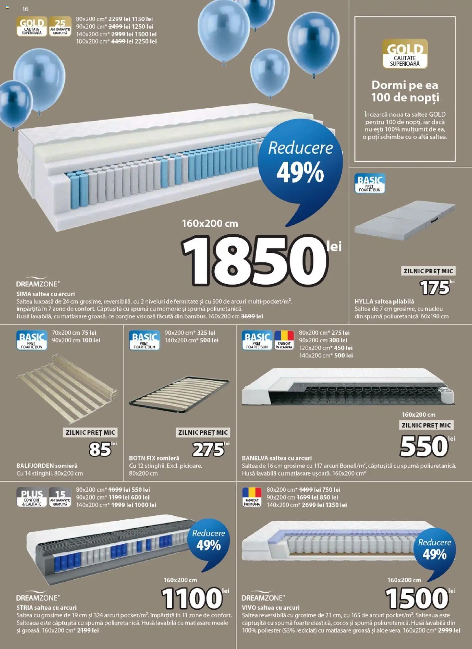 Catalog JYSK 25 Martie - 22 Aprilie 2026 | Pagina 16 | Produse: Memorie, Saltea, Türk kahvesi öğütme değirmeni