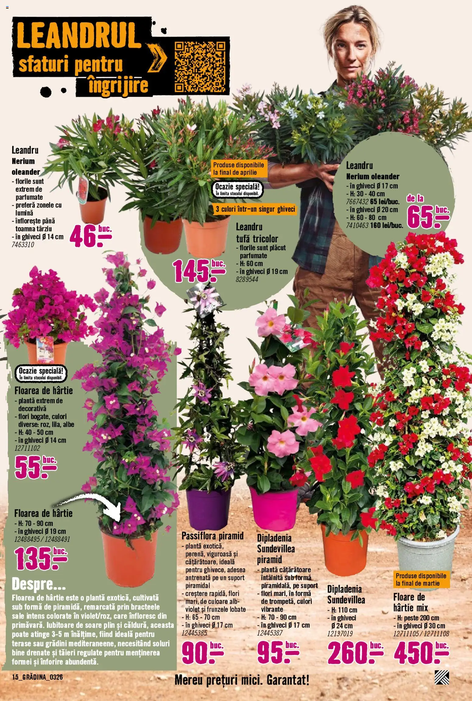 Catalog Hornbach 23 Martie - 21 Aprilie 2026 | Pagina 15 | Produse: Tavuk suyu, Dipladenia, Ghiveci, Pește