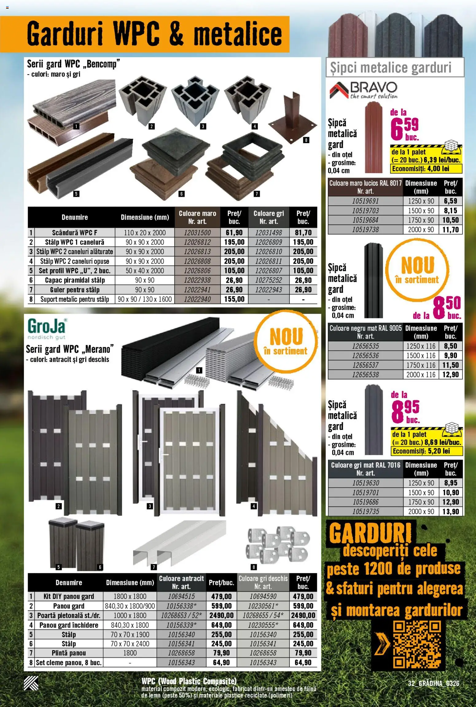 Catalog Hornbach 23 Martie - 21 Aprilie 2026 | Pagina 32 | Produse: Făină, Panou gard, Pește