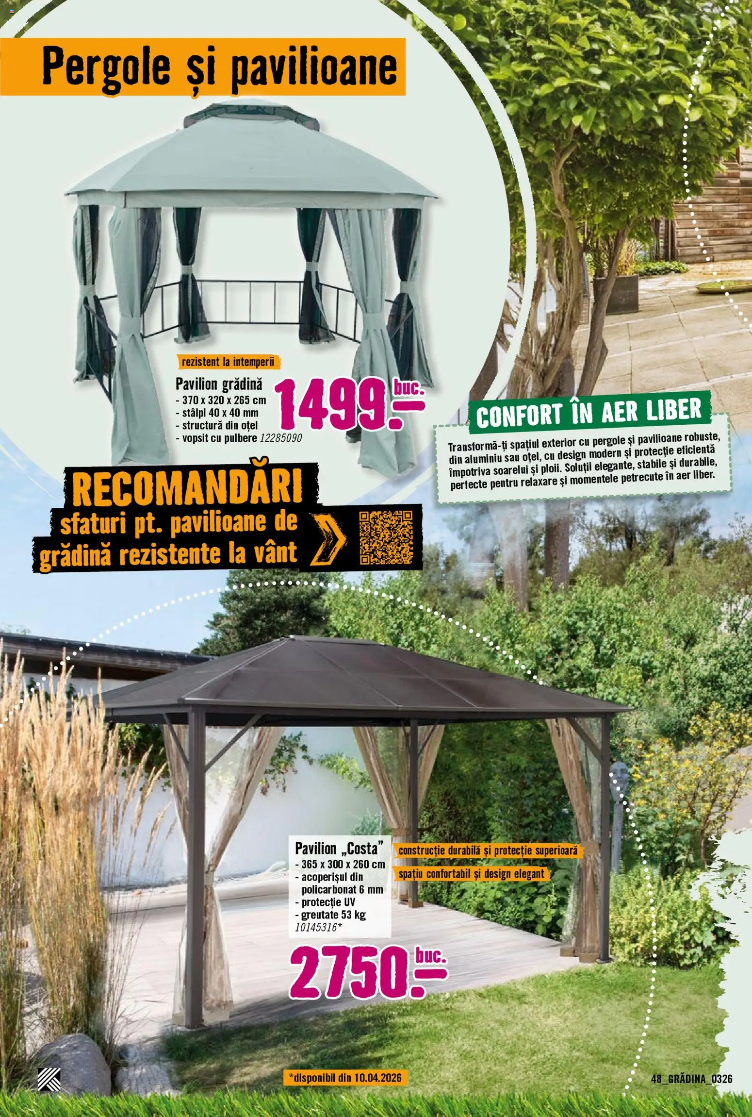 Catalog Hornbach 23 Martie - 21 Aprilie 2026 | Pagina 48 | Produse: Pavilion