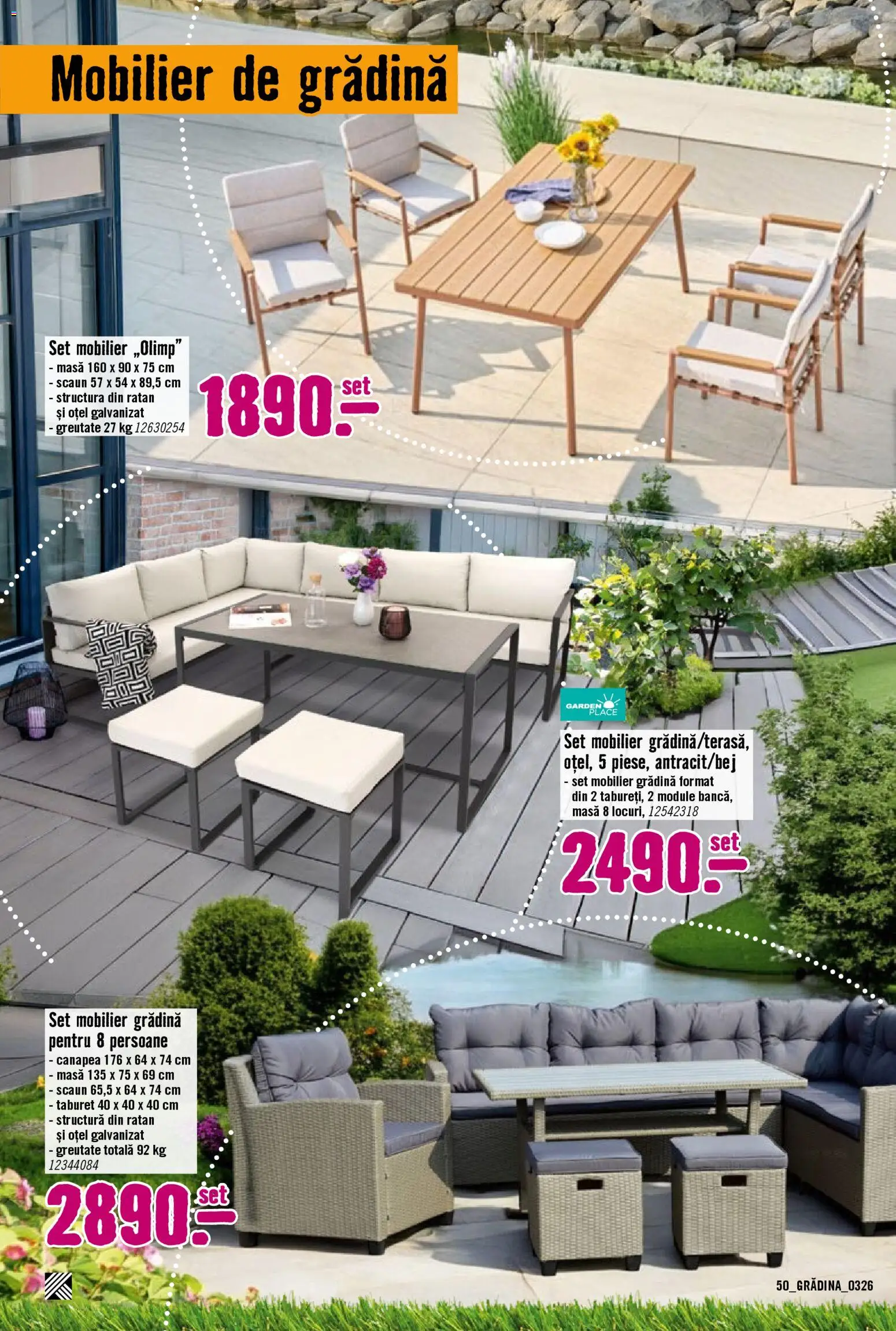 Catalog Hornbach 23 Martie - 21 Aprilie 2026 | Pagina 50 | Produse: Canapea, Masă, Scaun, Taburet
