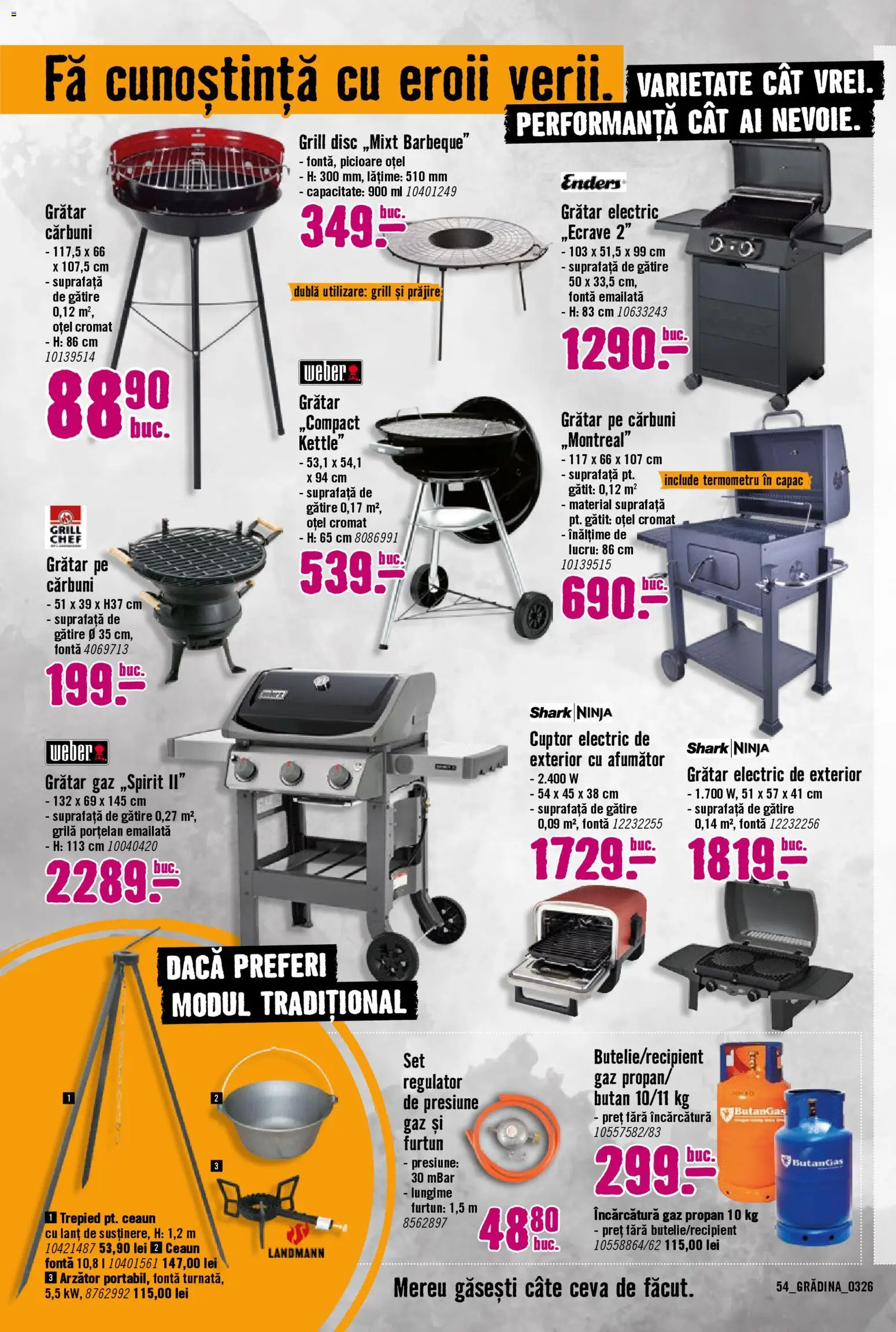 Catalog Hornbach 23 Martie - 21 Aprilie 2026 | Pagina 54 | Produse: Cuptor, Grill, Termometru, Grătar