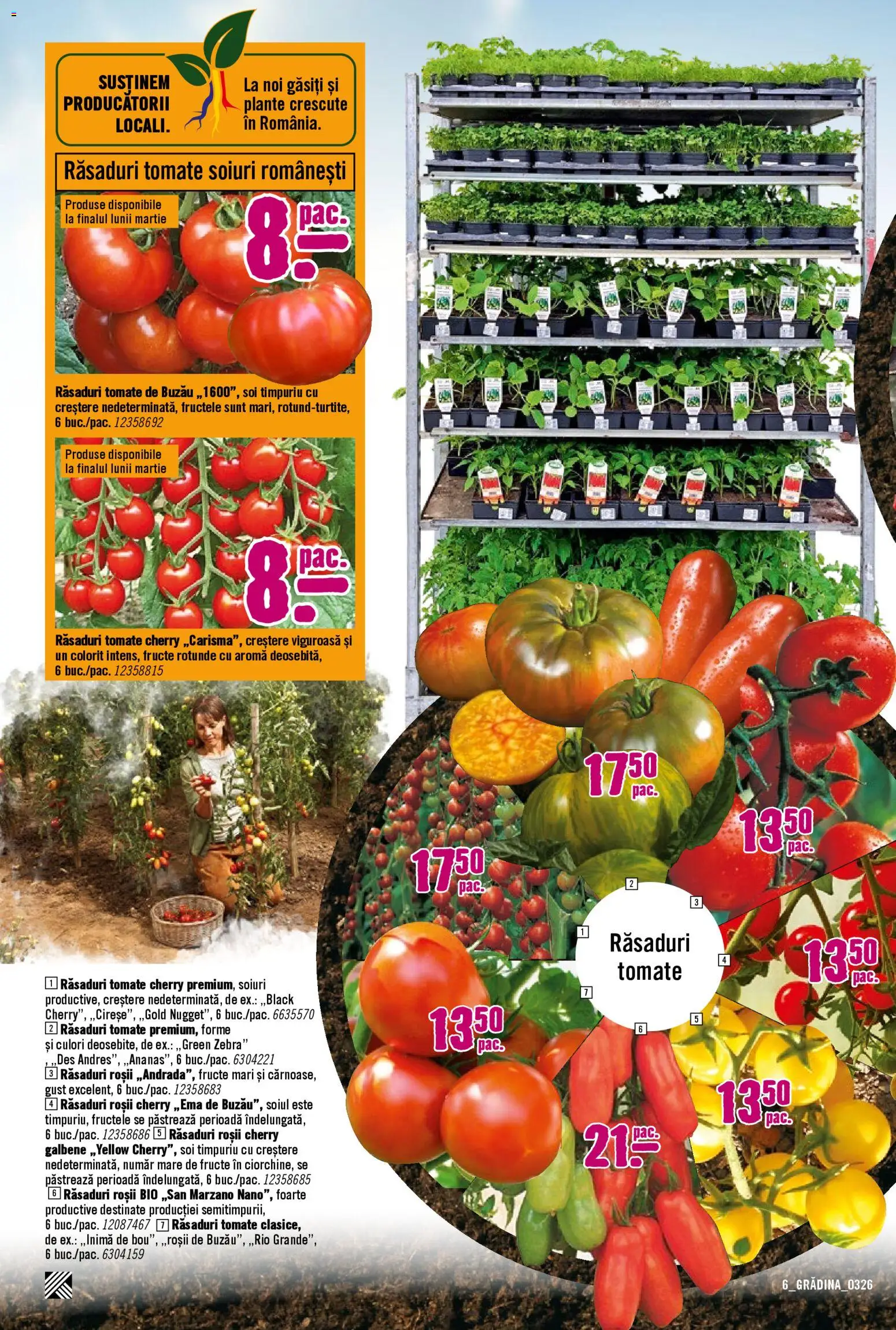 Catalog Hornbach 23 Martie - 21 Aprilie 2026 | Pagina 6 | Produse: Şerit ödül, Roșii, Fructe