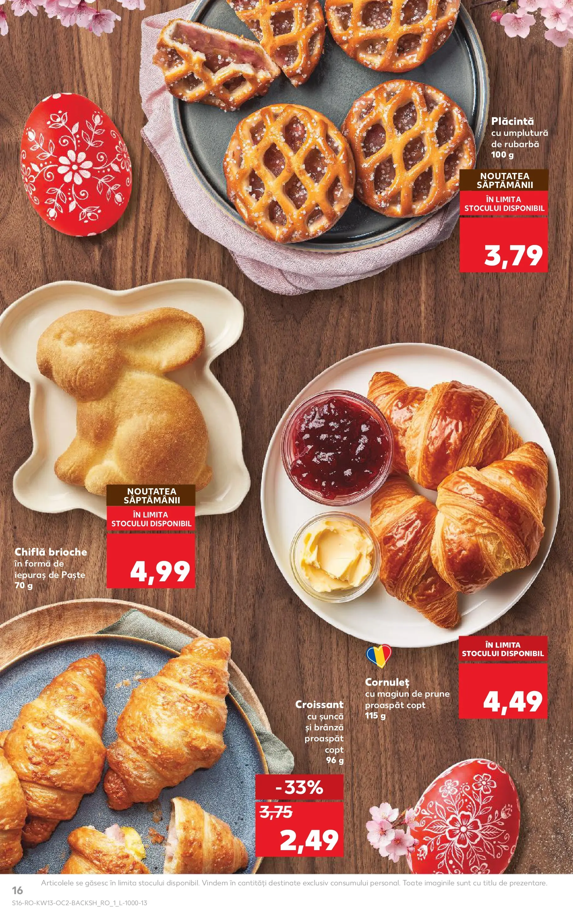 Catalog Kaufland 25 - 30 Martie 2026 | Pagina 16 | Produse: Plăcintă, Brânză, Șuncă, Prune