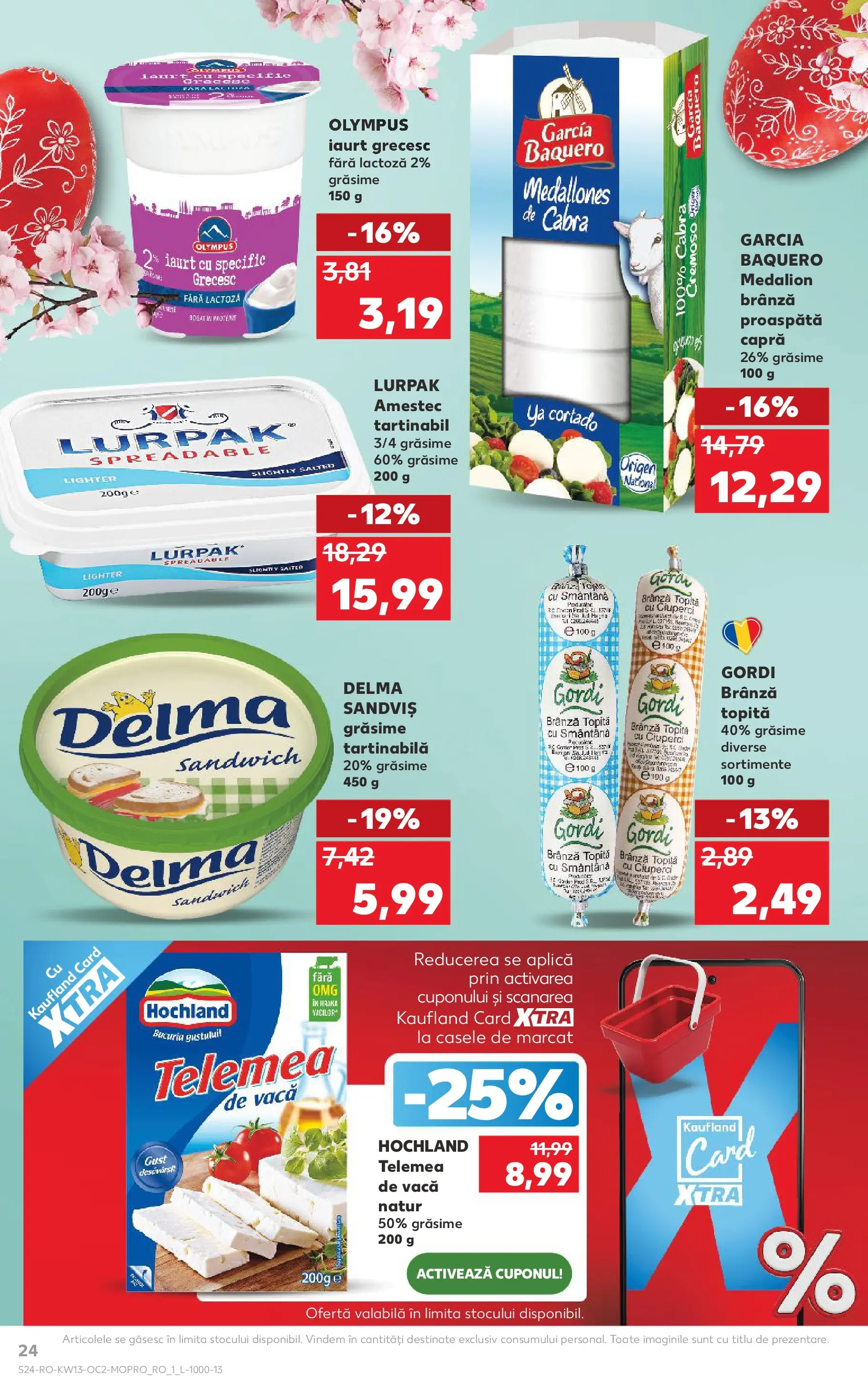 Catalog Kaufland 25 - 30 Martie 2026 | Pagina 24 | Produse: Bahçe aydınlatması, Ciuperci, Kalem ucu, Smântână