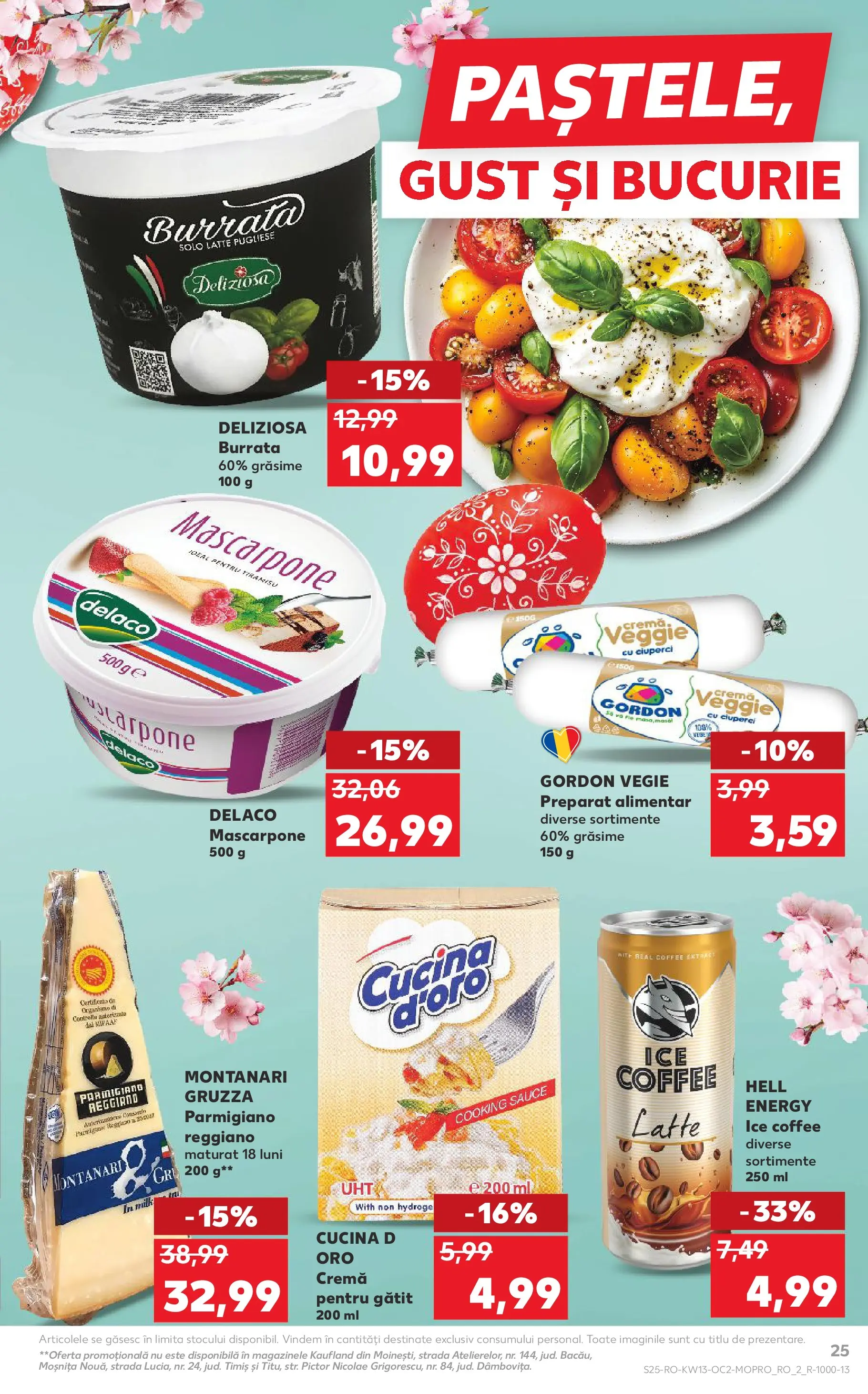 Catalog Kaufland 25 - 30 Martie 2026 | Pagina 25 | Produse: Çift taraflı üst, Light Kedi Konservesi, Tiramisu, Mascarpone