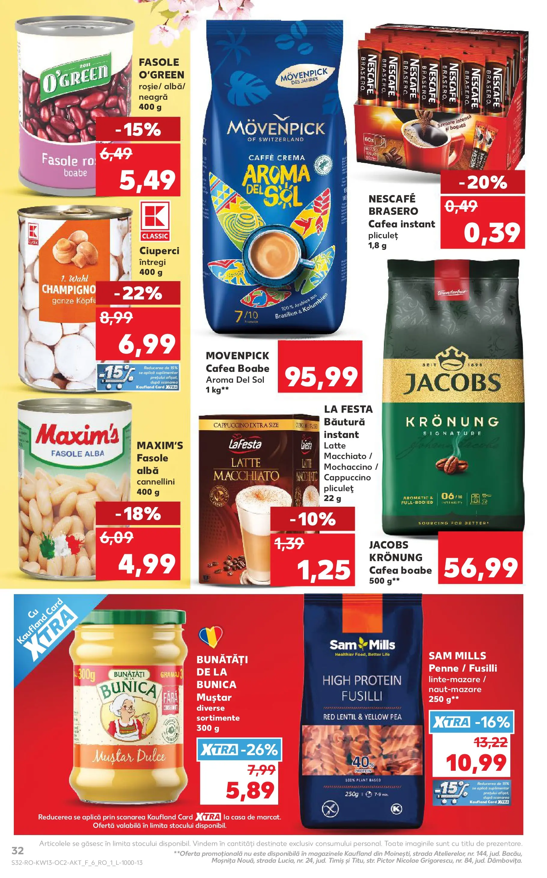 Catalog Kaufland 25 - 30 Martie 2026 | Pagina 32 | Produse: Ciuperci, Köpek çiti, Muștar, Fasole albă