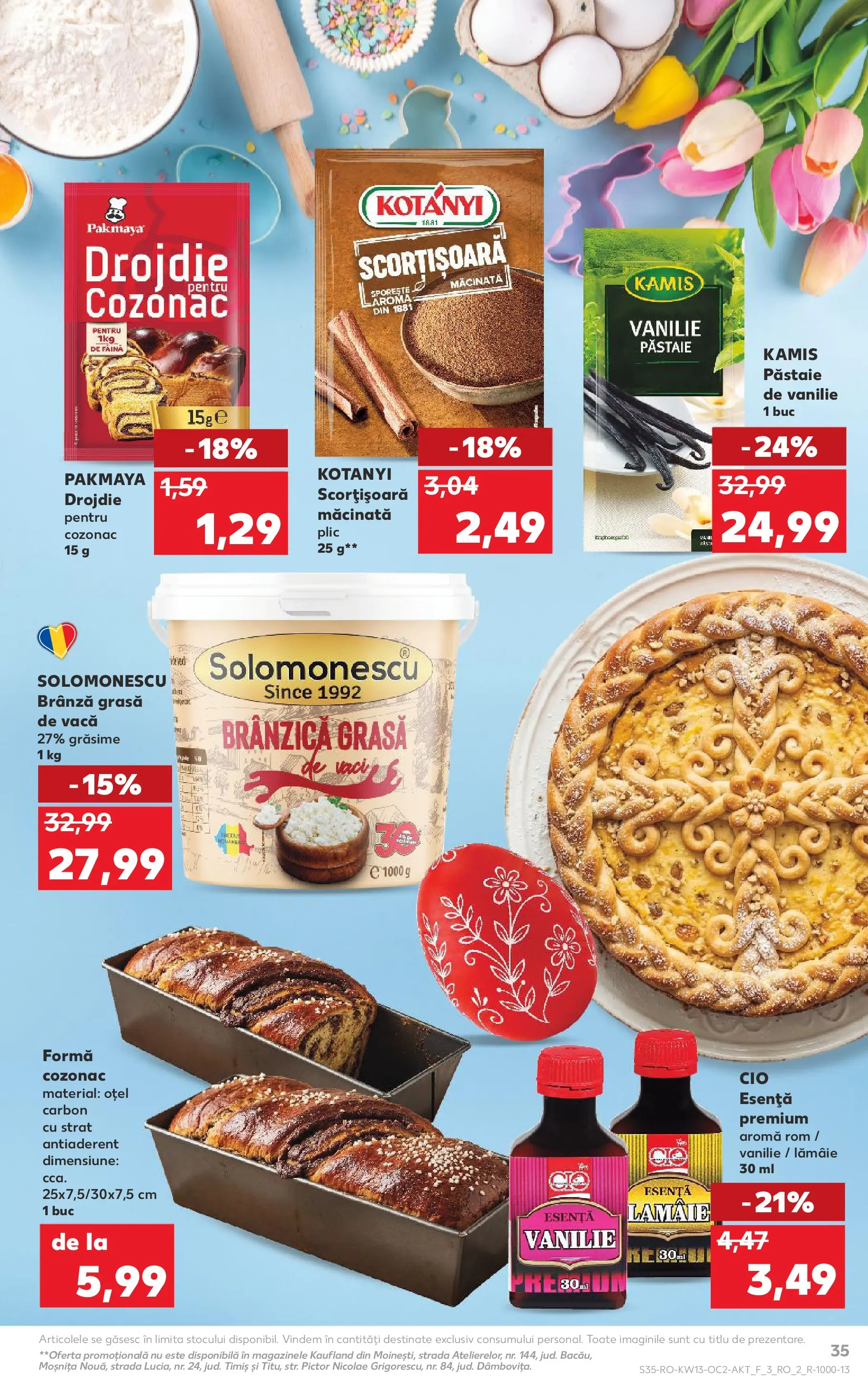 Catalog Kaufland 25 - 30 Martie 2026 | Pagina 35 | Produse: Brânză, Făină, Rom, Lămâie