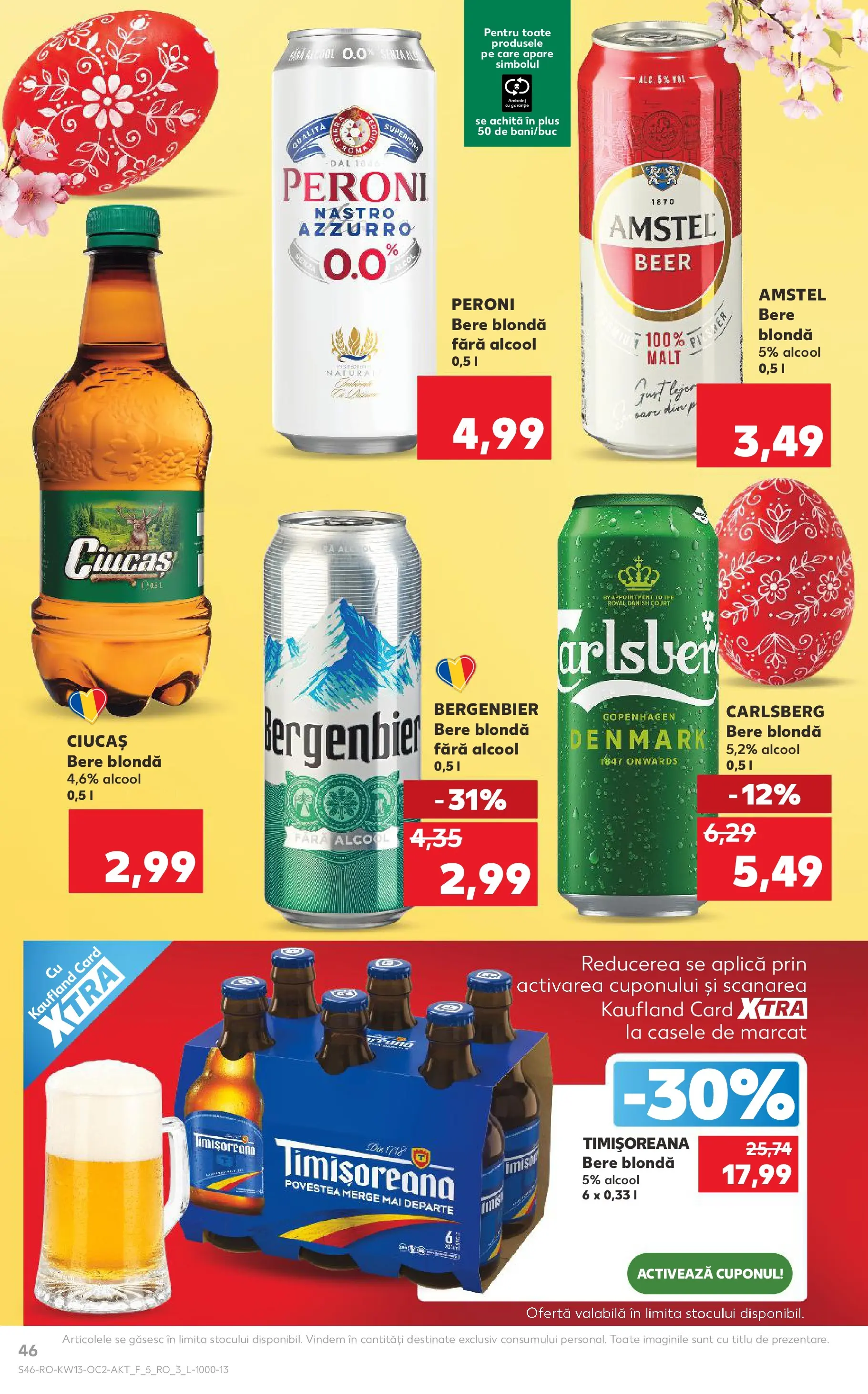 Catalog Kaufland 25 - 30 Martie 2026 | Pagina 46 | Produse: Bere, Plastik Kulübe