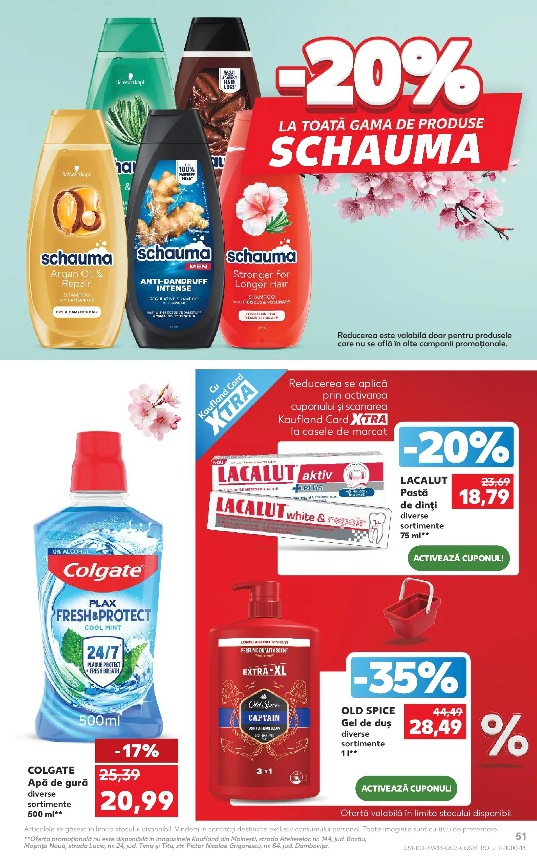 Catalog Kaufland 25 - 30 Martie 2026 | Pagina 51 | Produse: Kısırlaştırılmış Kedi Maması, Duș, Pastă de dinți, Apă