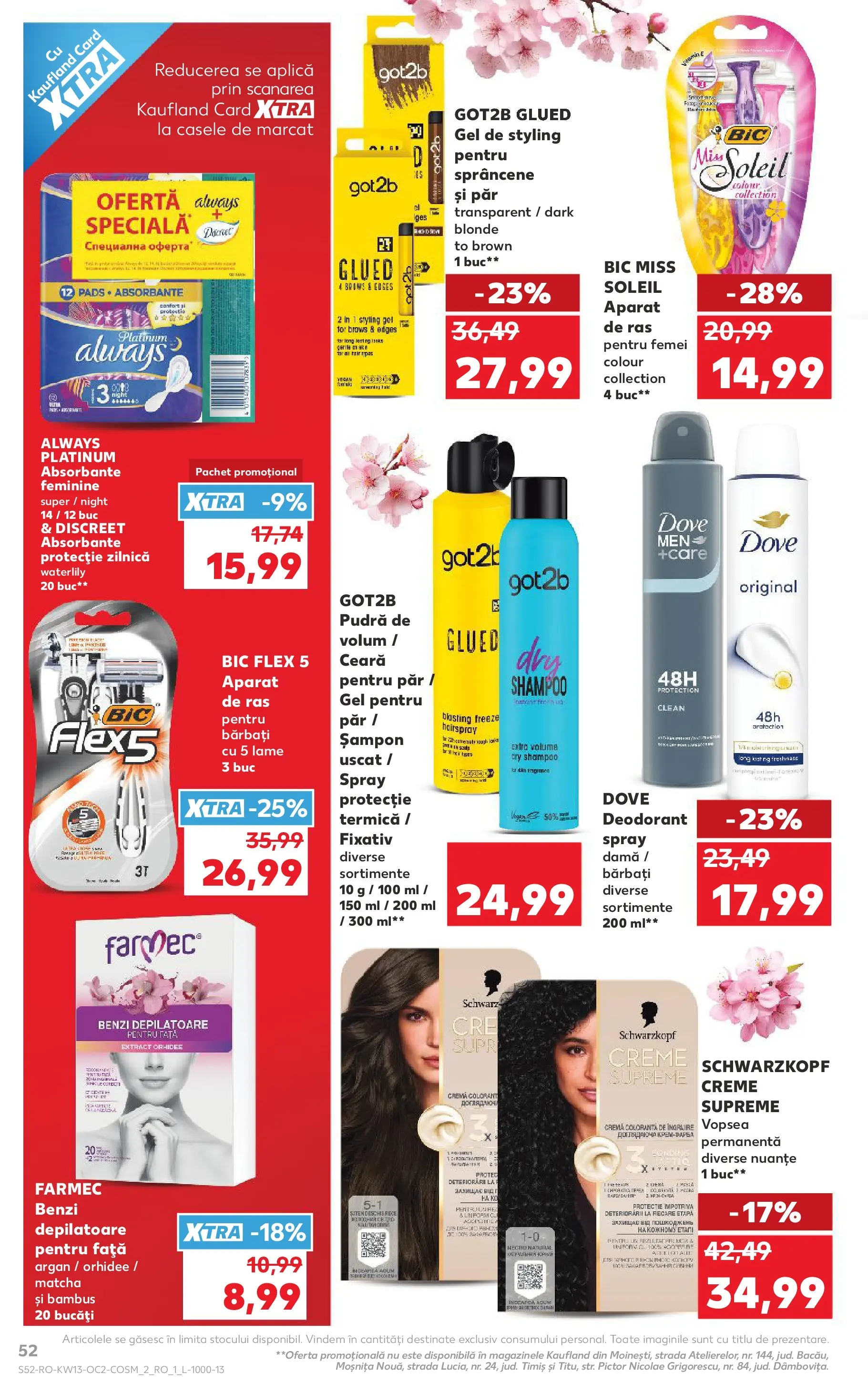Catalog Kaufland 25 - 30 Martie 2026 | Pagina 52 | Produse: Pomelo, Șampon, Absorbante, Benzi depilatoare