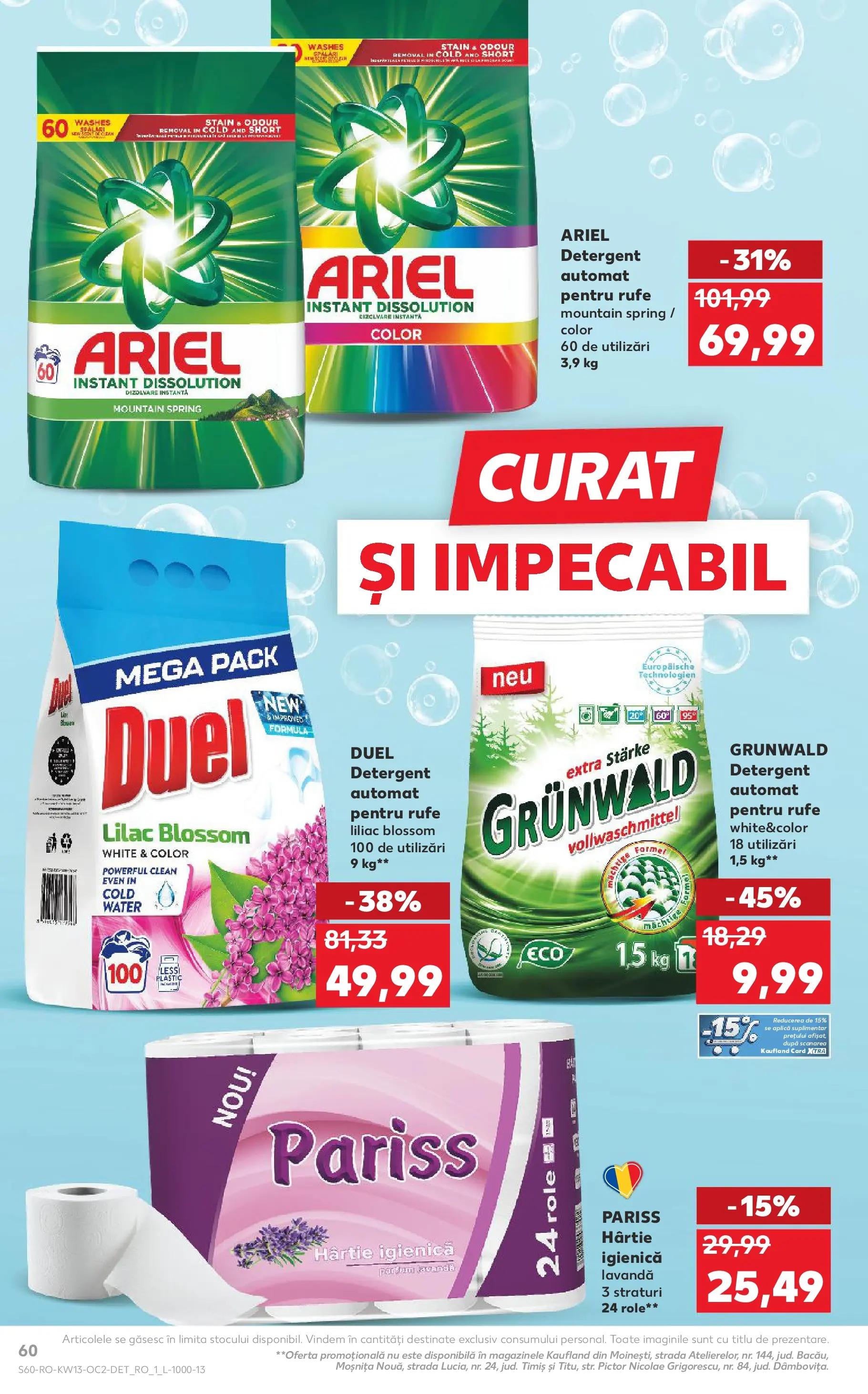 Catalog Kaufland 25 - 30 Martie 2026 | Pagina 60 | Produse: Pomelo, Kedi Ödül Oyuncakları, Role, Detergent