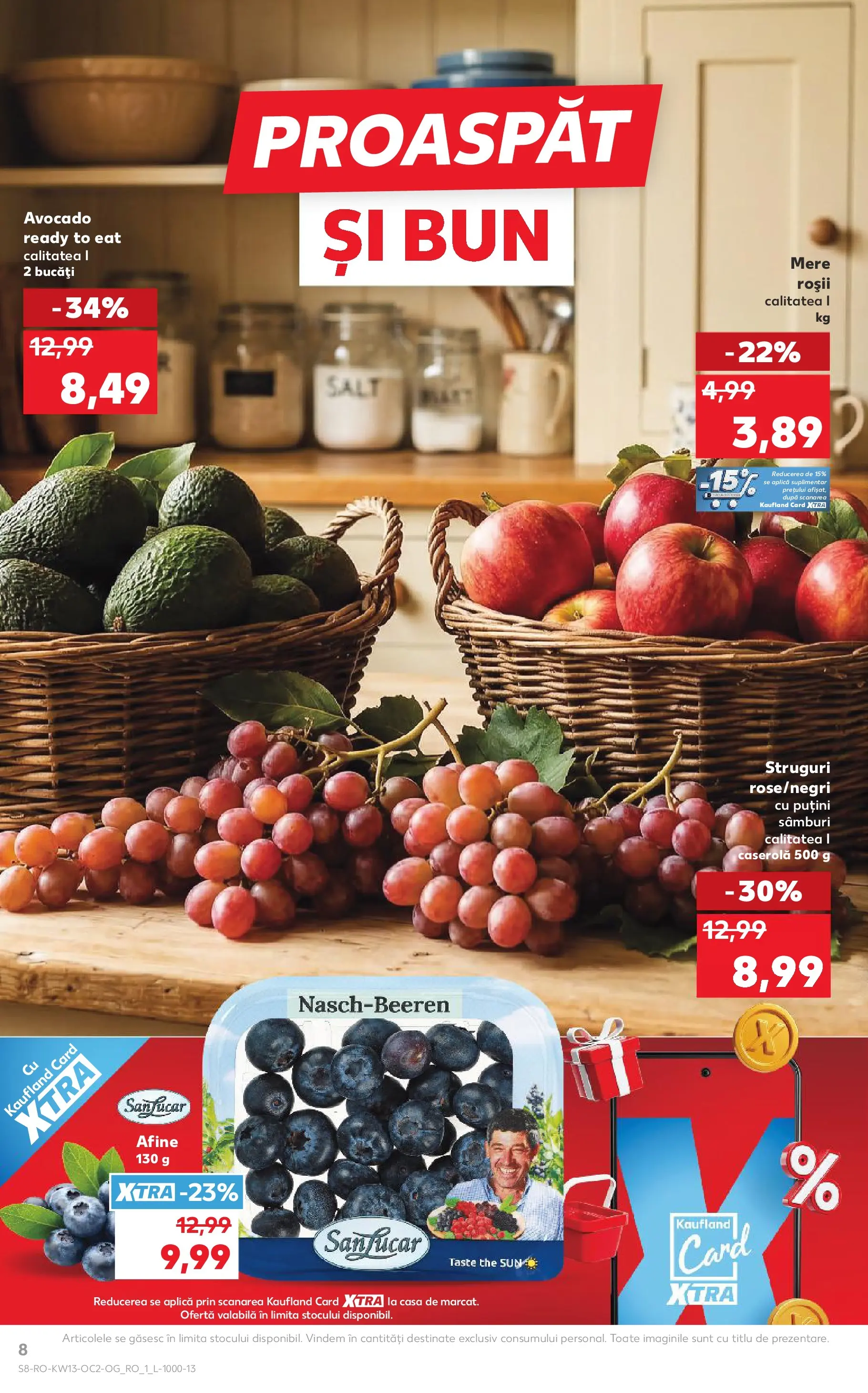 Catalog Kaufland 25 - 30 Martie 2026 | Pagina 8 | Produse: Struguri, Afine, Apple, Roșii