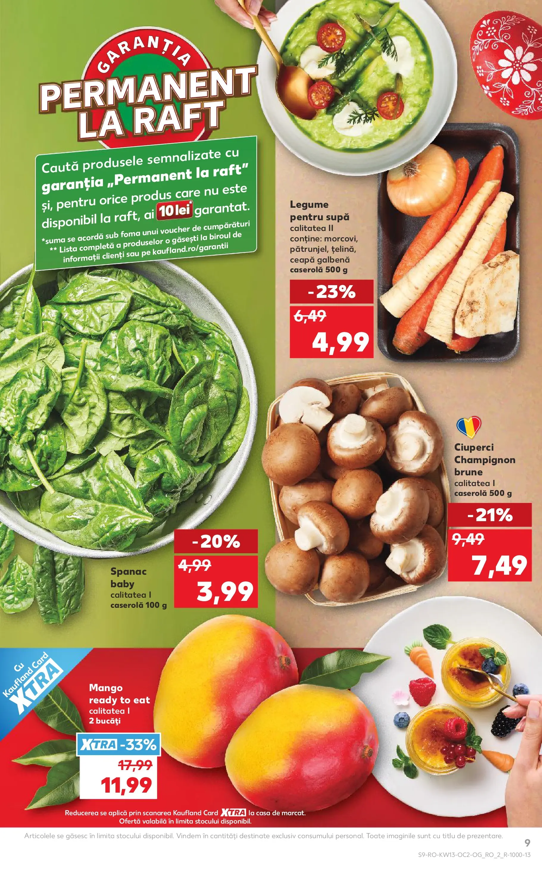 Catalog Kaufland 25 - 30 Martie 2026 | Pagina 9 | Produse: Raft, Ceapă galbenă, Ciuperci, Mango