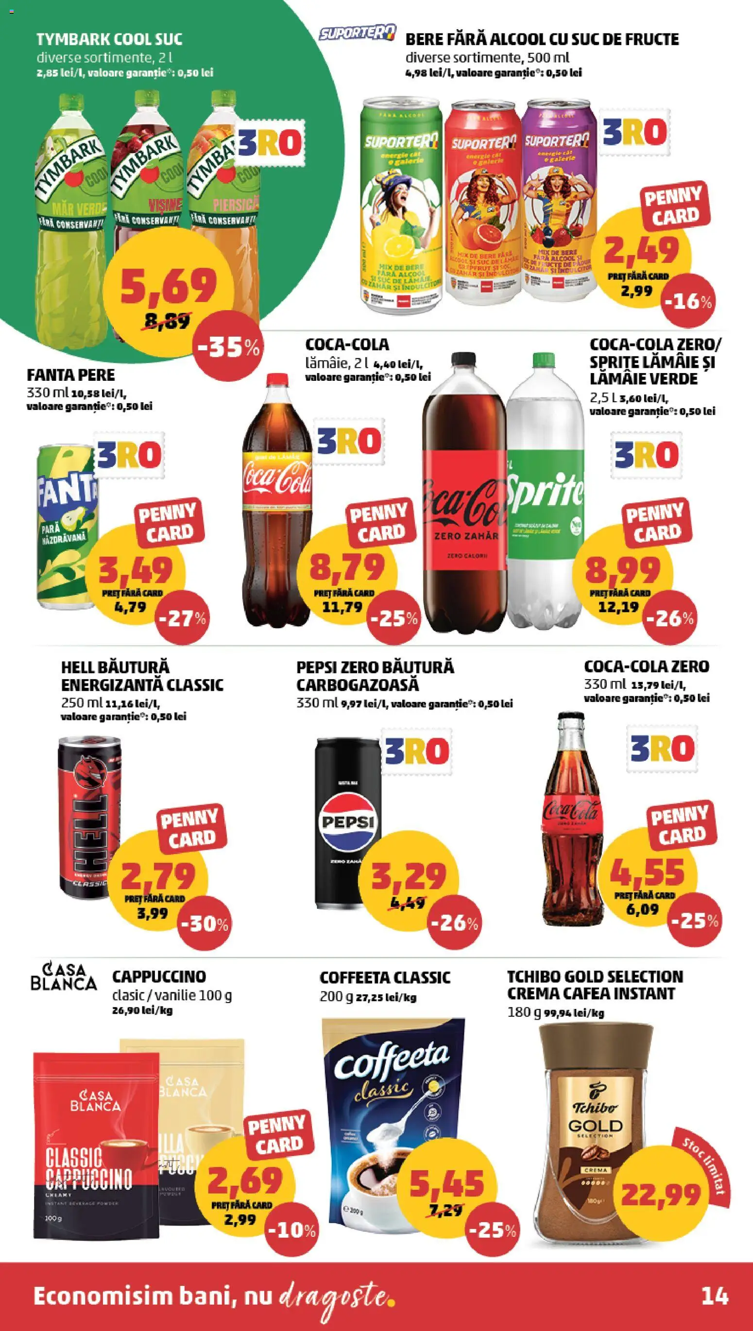 Catalog PENNY Market 25 - 30 Martie 2026 | Pagina 14 | Produse: Amerikan servis, Cremă, Băutură energizantă, Zahăr