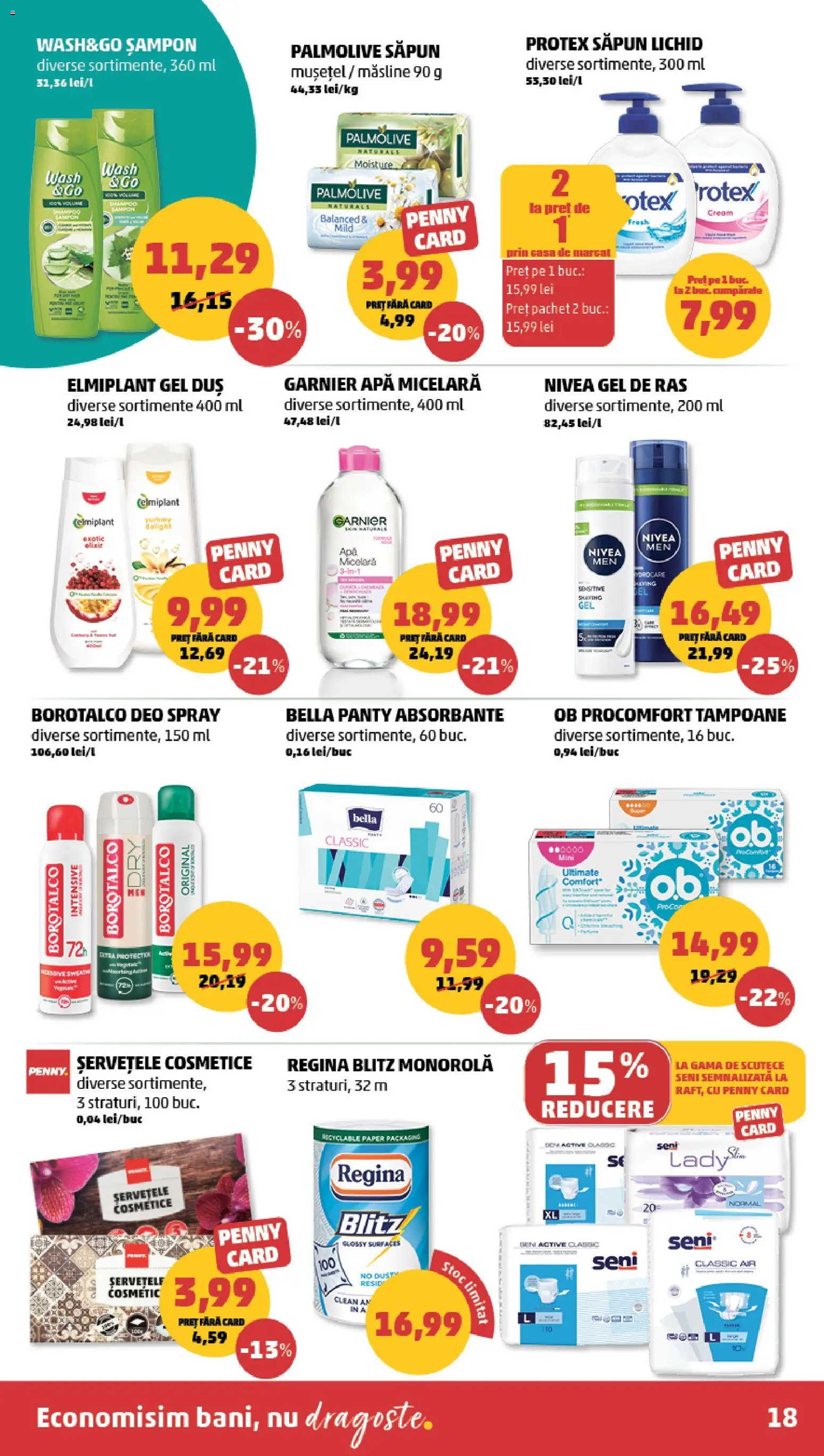 Catalog PENNY Market 25 - 30 Martie 2026 | Pagina 18 | Produse: Măsline, Șampon, Săpun, Tampoane