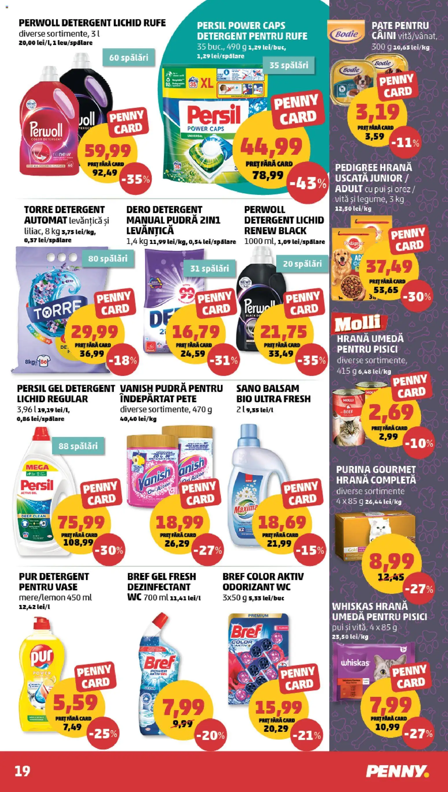 Catalog PENNY Market 25 - 30 Martie 2026 | Pagina 19 | Produse: Şerit ödül, Pomelo, Hacıyatmaz Kedi Oyuncağı, Detergent