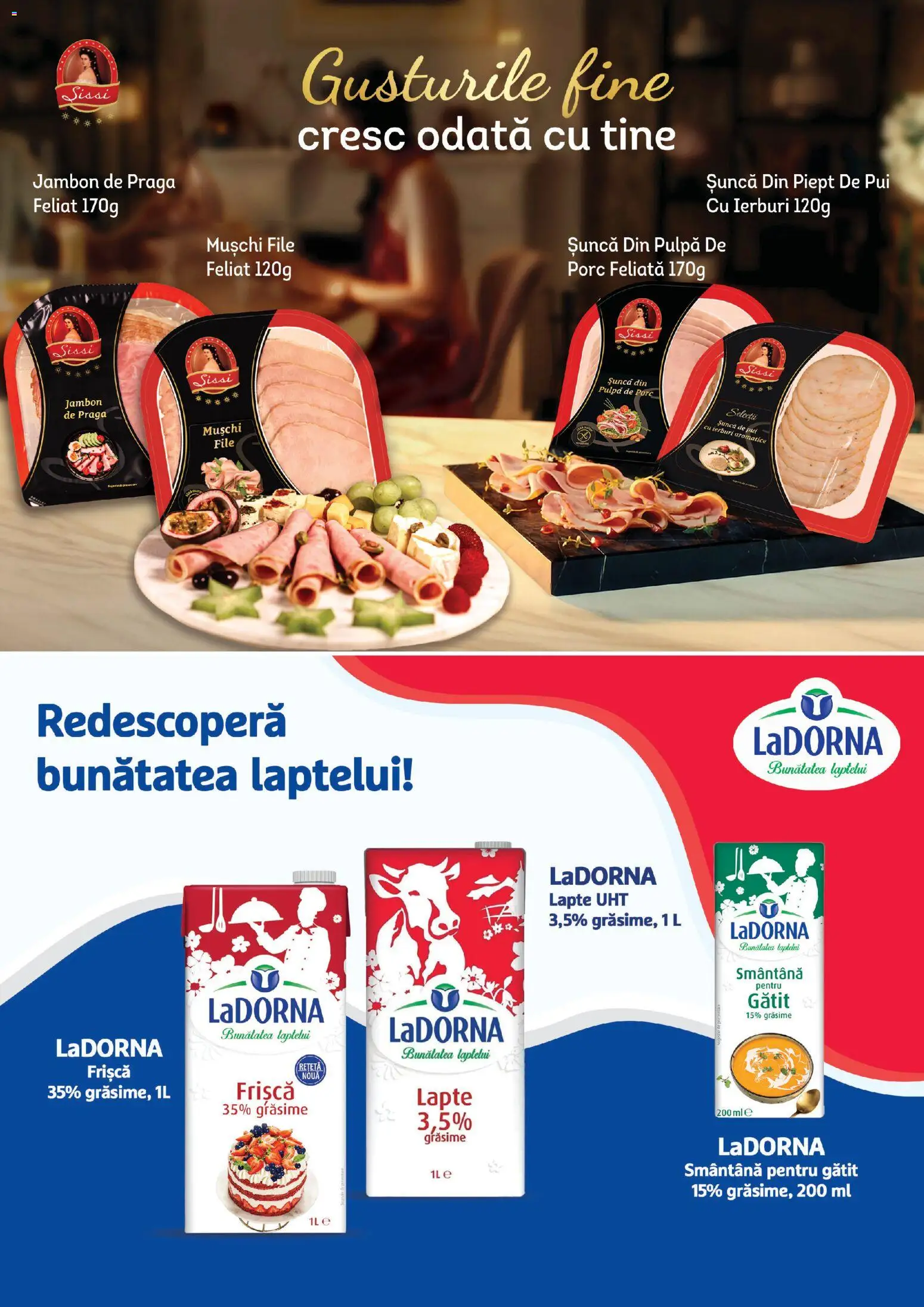 Catalog Mega Image 26 Martie - 20 Aprilie 2026 | Pagina 10 | Produse: Hacıyatmaz Kedi Oyuncağı, Lapte, Șuncă, Smântână