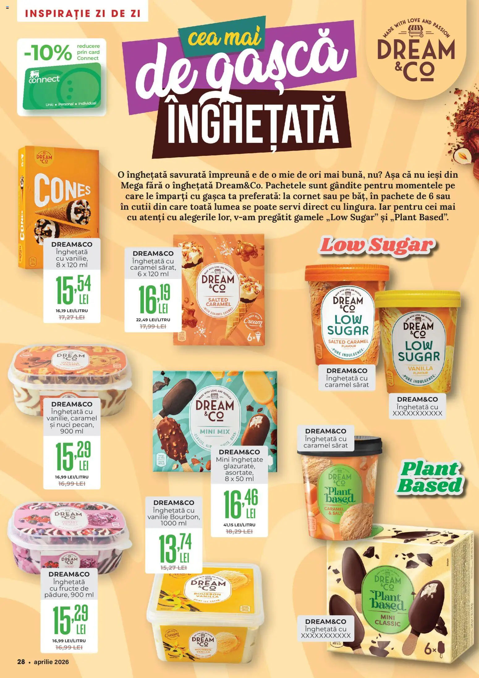 Catalog Mega Image 26 Martie - 20 Aprilie 2026 | Pagina 28 | Produse: Bourbon, Nuci, Înghețată, Fructe