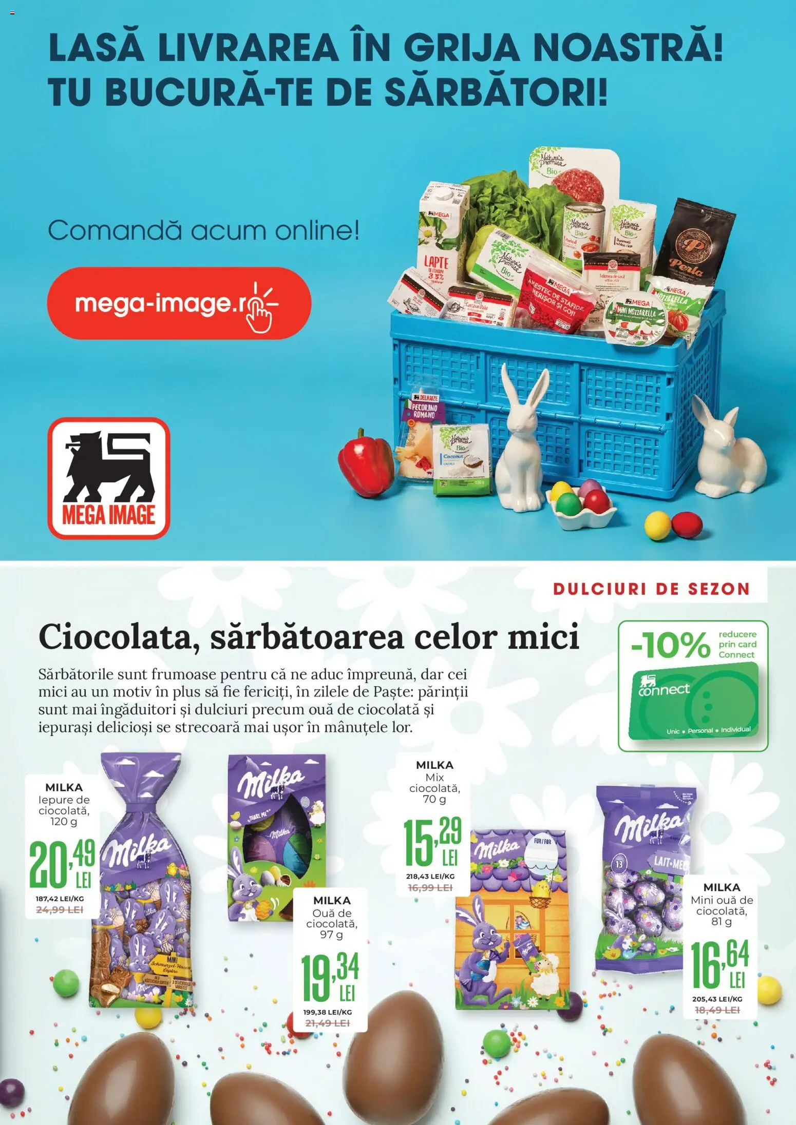Catalog Mega Image 26 Martie - 20 Aprilie 2026 | Pagina 29 | Produse: Şerit ödül, Lapte, Ouă, Ciocolată