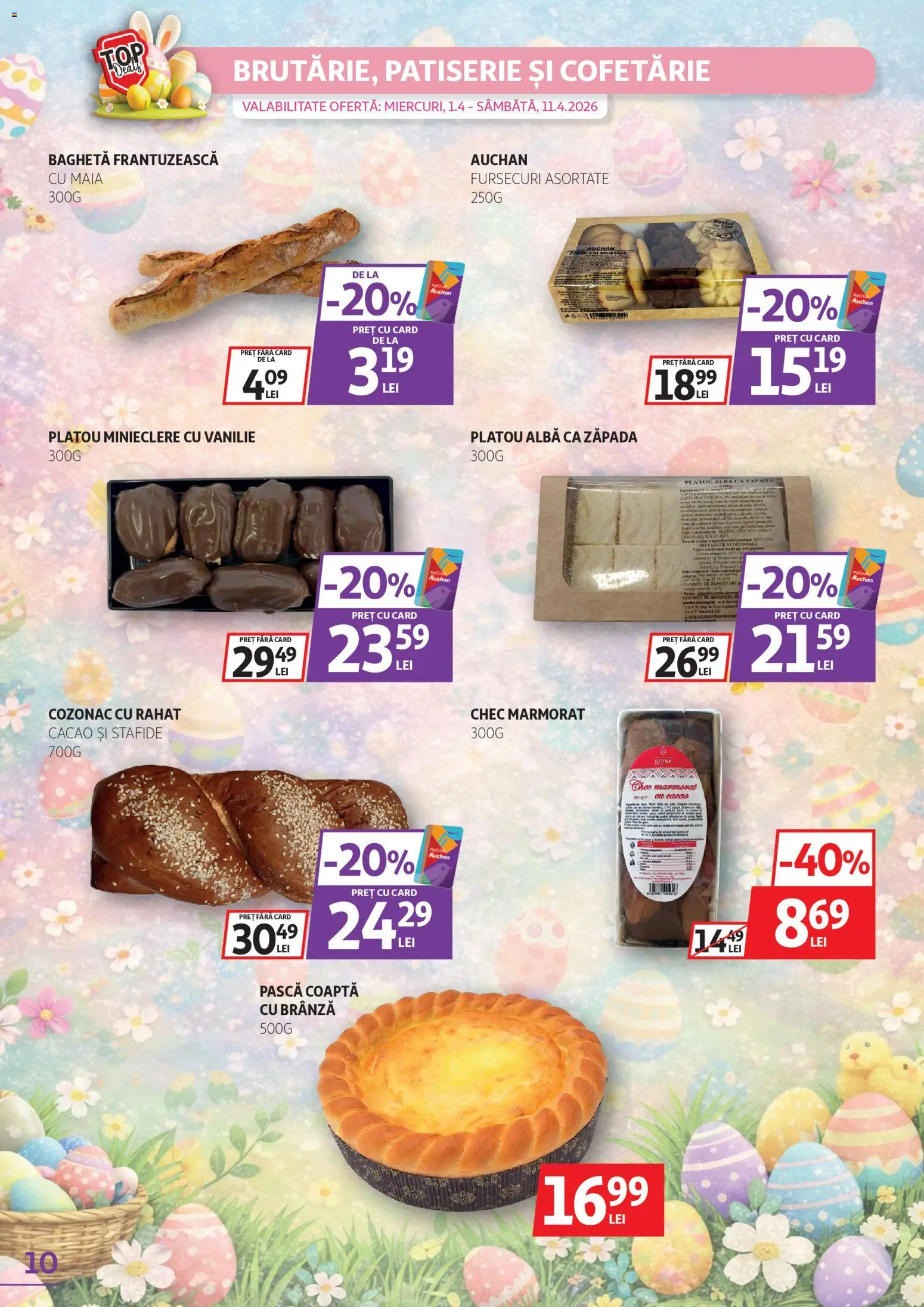 Catalog Auchan 25 Martie - 10 Aprilie 2026 | Pagina 10 | Produse: Brânză, Cacao, Stafide