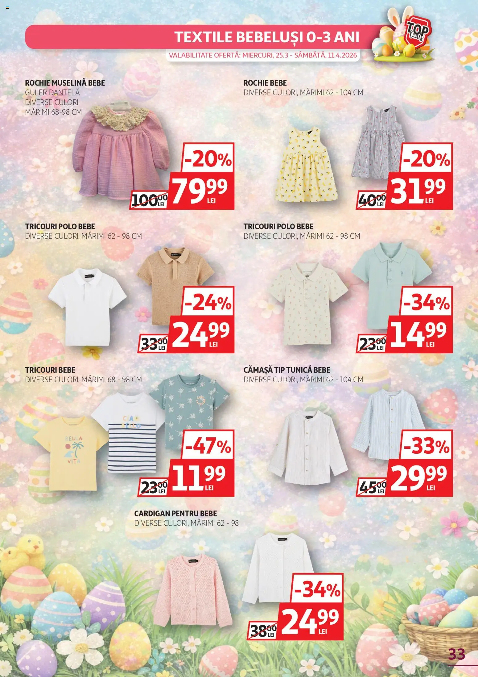Catalog Auchan 25 Martie - 10 Aprilie 2026 | Pagina 33 | Produse: Cardigan, Rochie