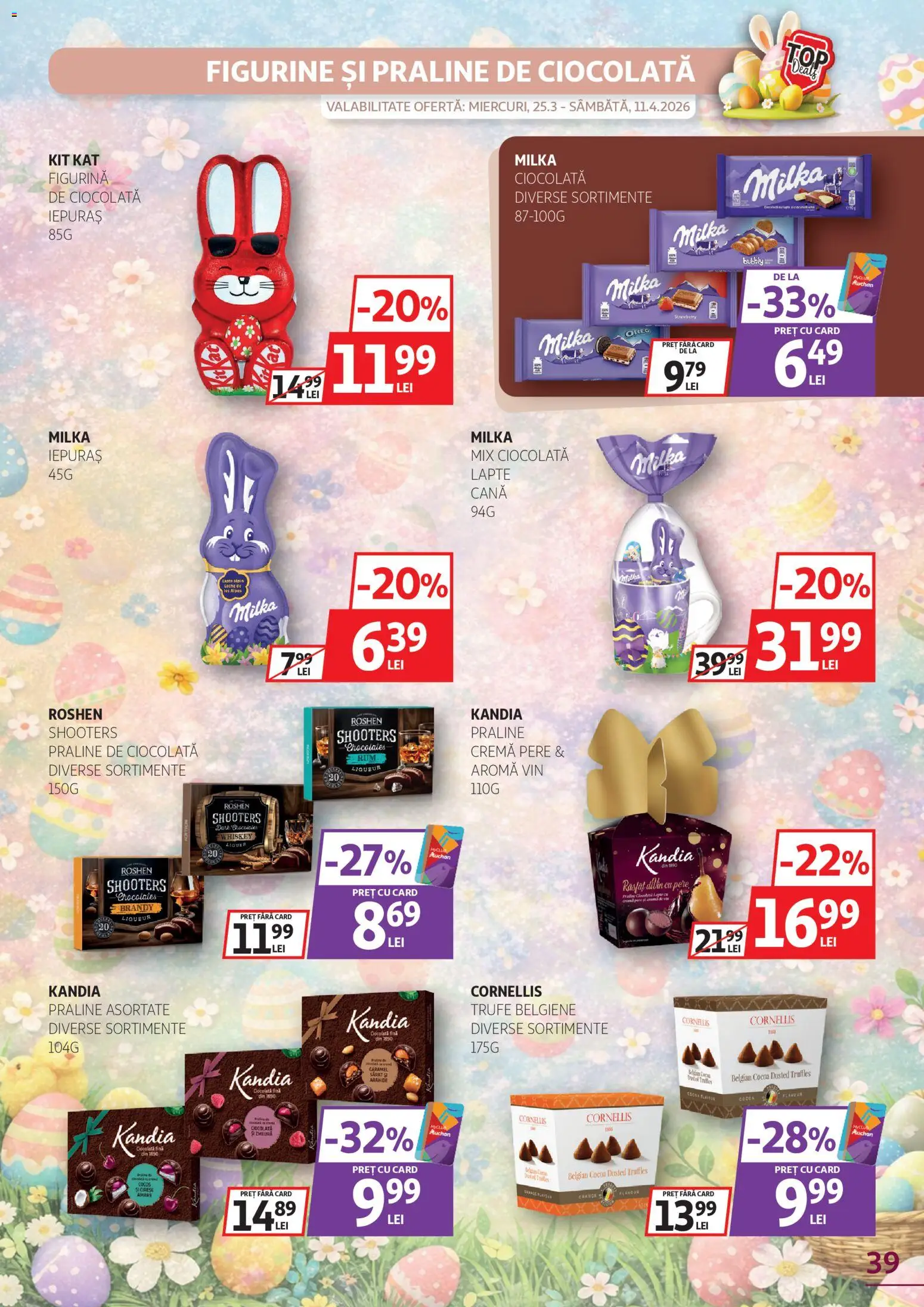 Catalog Auchan 25 Martie - 10 Aprilie 2026 | Pagina 39 | Produse: Zmeură, Cremă, Vin, Cireșe
