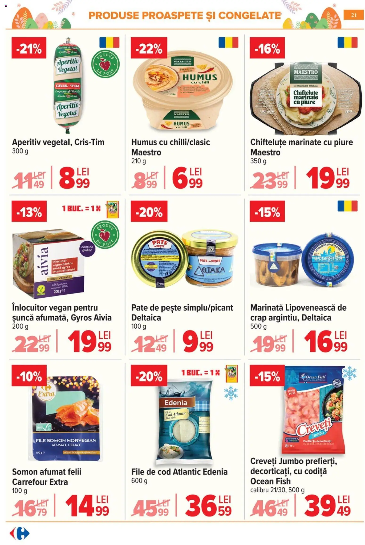 Catalog Carrefour 25 Martie - 4 Aprilie 2026 | Pagina 25 | Produse: Pate, Șuncă, Pește, Humus