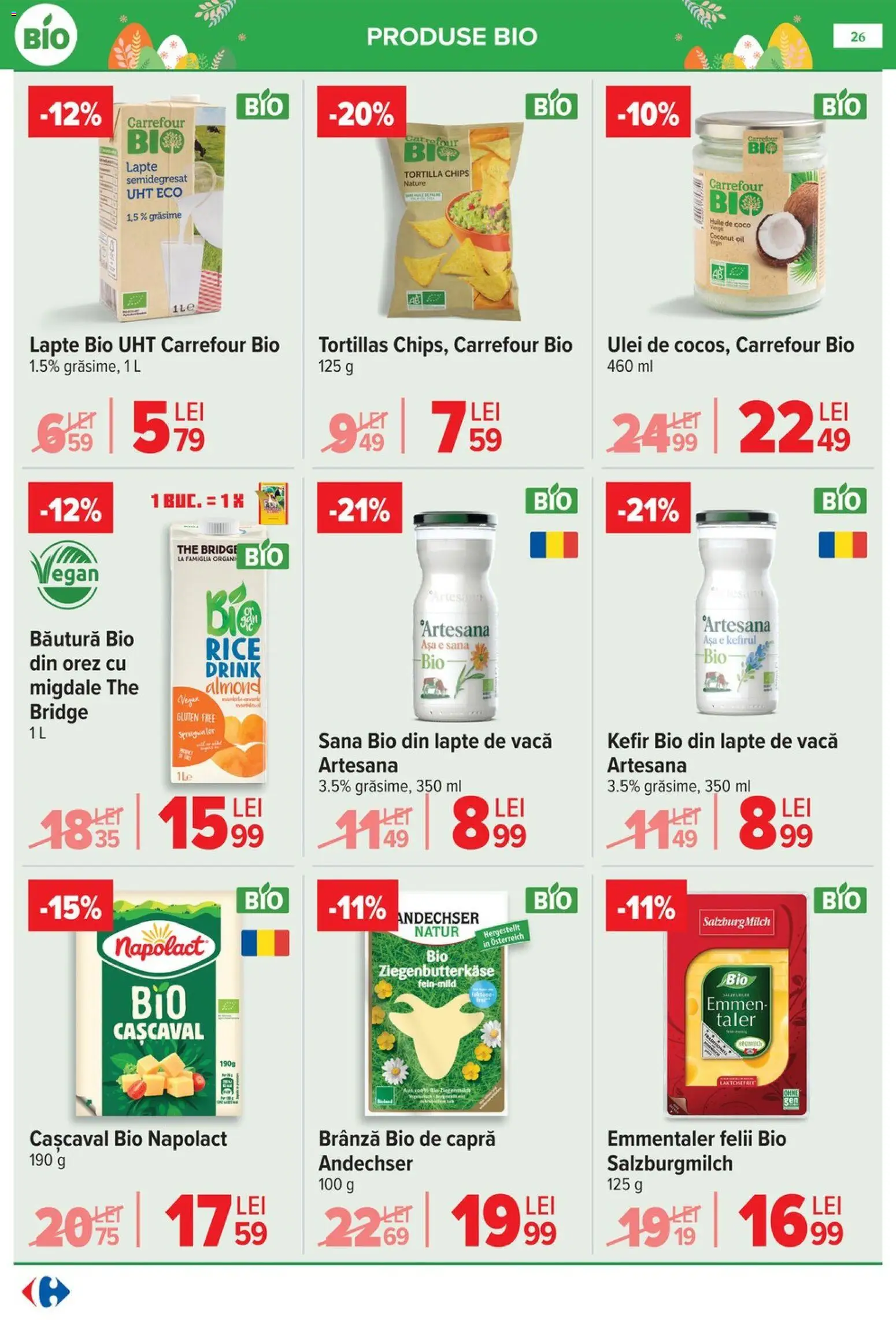 Catalog Carrefour 25 Martie - 4 Aprilie 2026 | Pagina 30 | Produse: Cașcaval, Migdale, Lapte, Orez