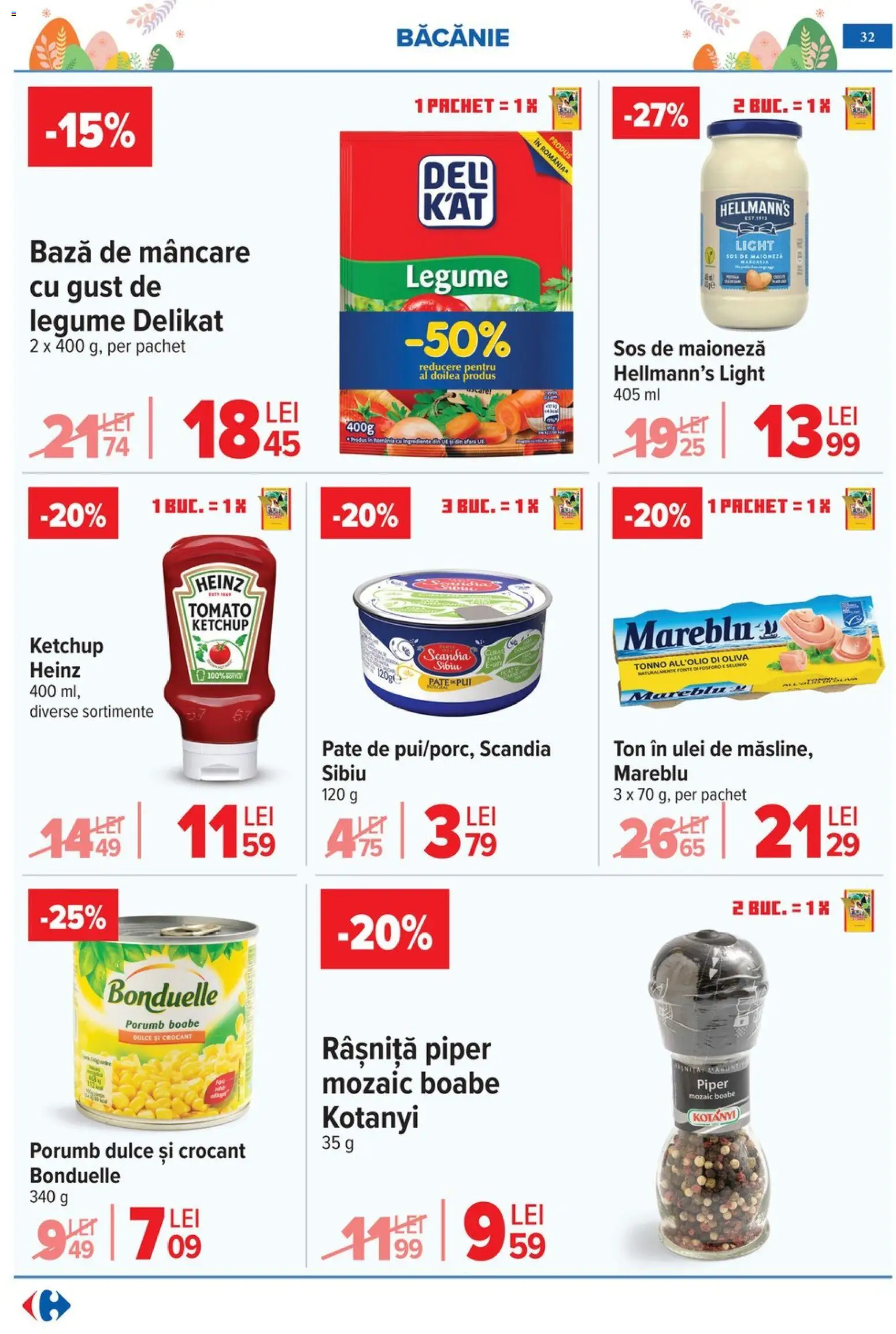 Catalog Carrefour 25 Martie - 4 Aprilie 2026 | Pagina 36 | Produse: Pate, Ulei, Legume, Piper