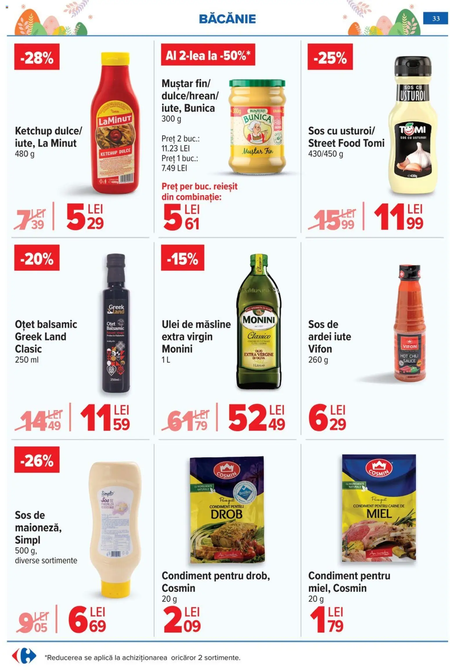 Catalog Carrefour 25 Martie - 4 Aprilie 2026 | Pagina 37 | Produse: Ardei, Ulei, Ketchup, Sos